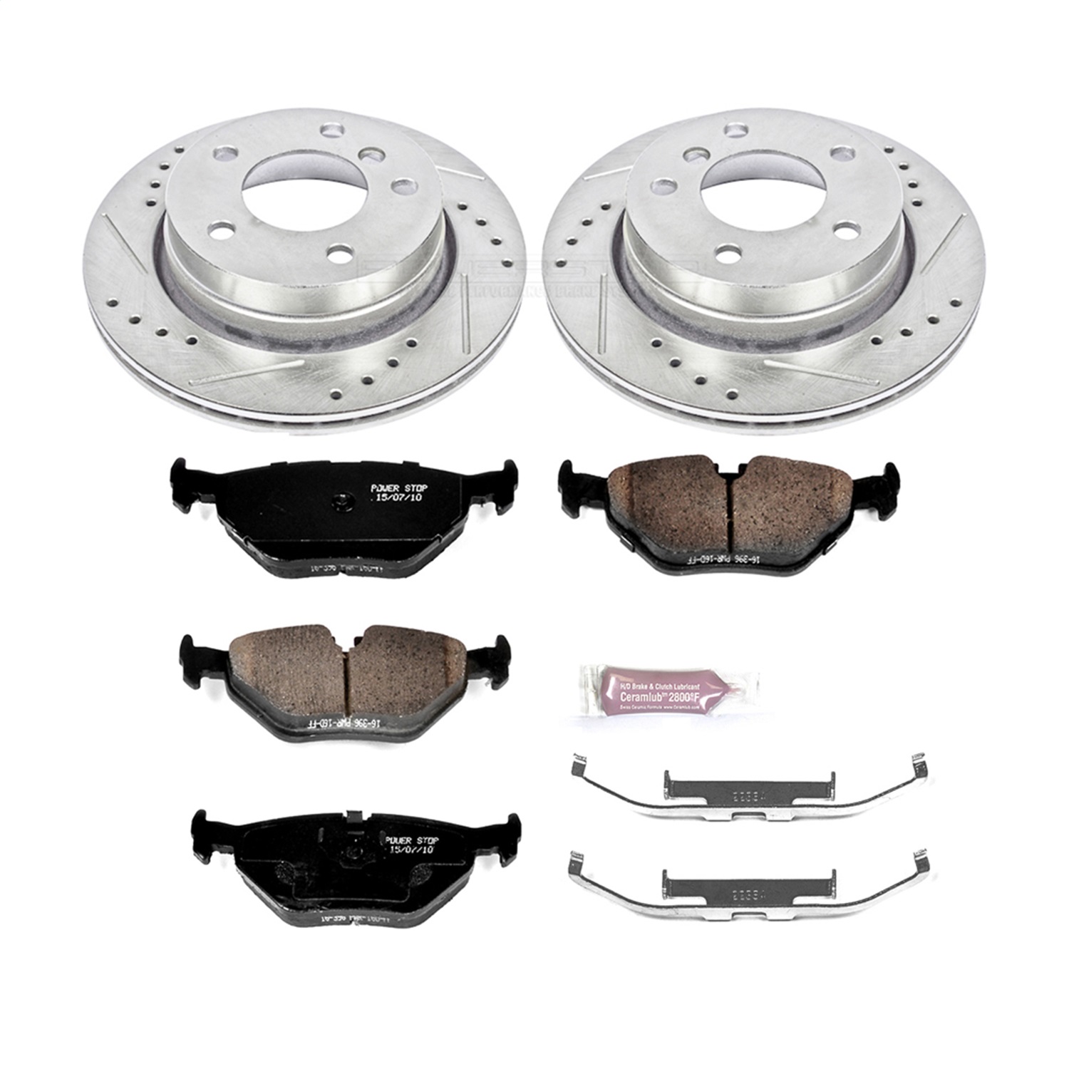 Power Stop - K613 - Rear - Disc Brake Pad and Rotor Kit