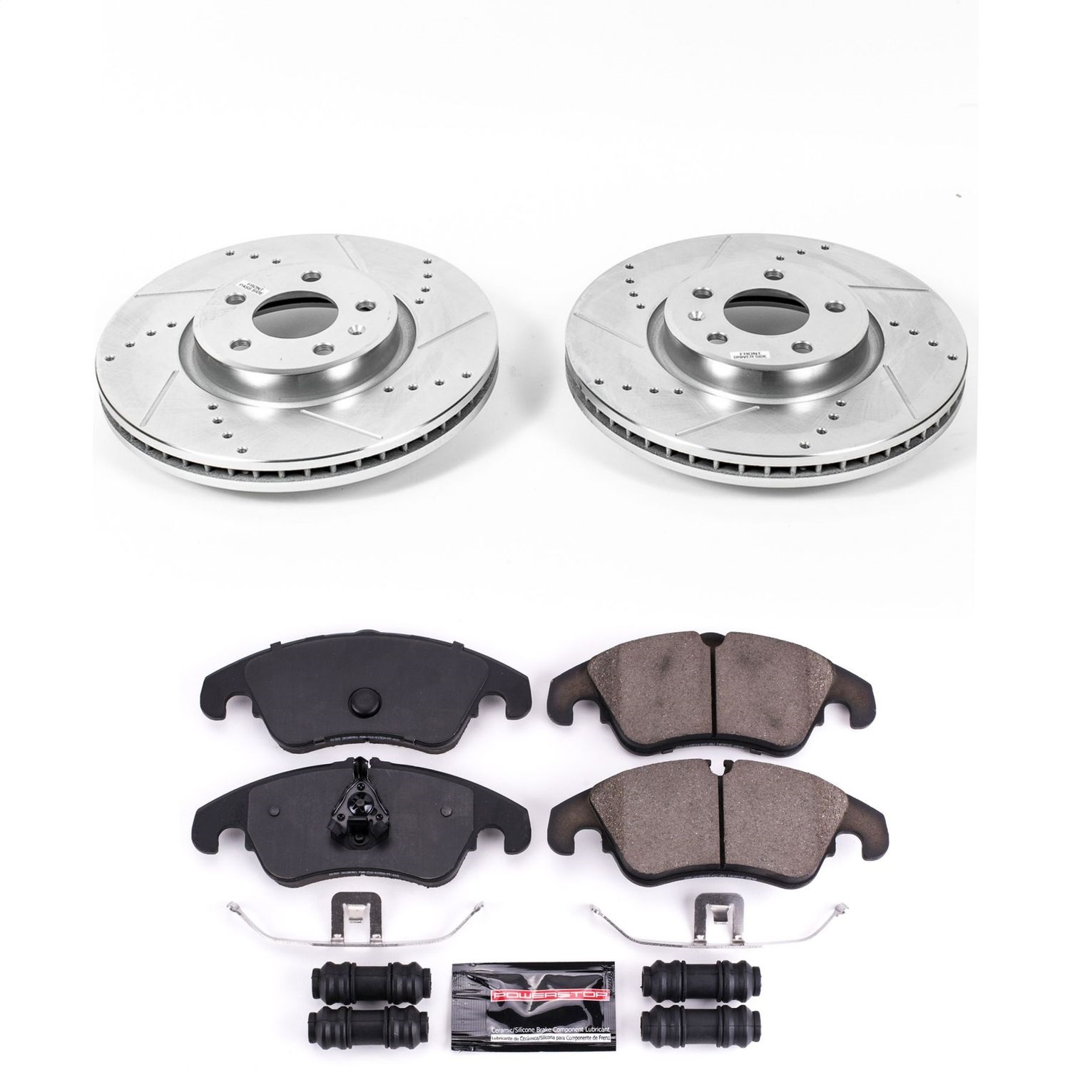 Power Stop - K6133 - Front - Disc Brake Pad and Rotor Kit