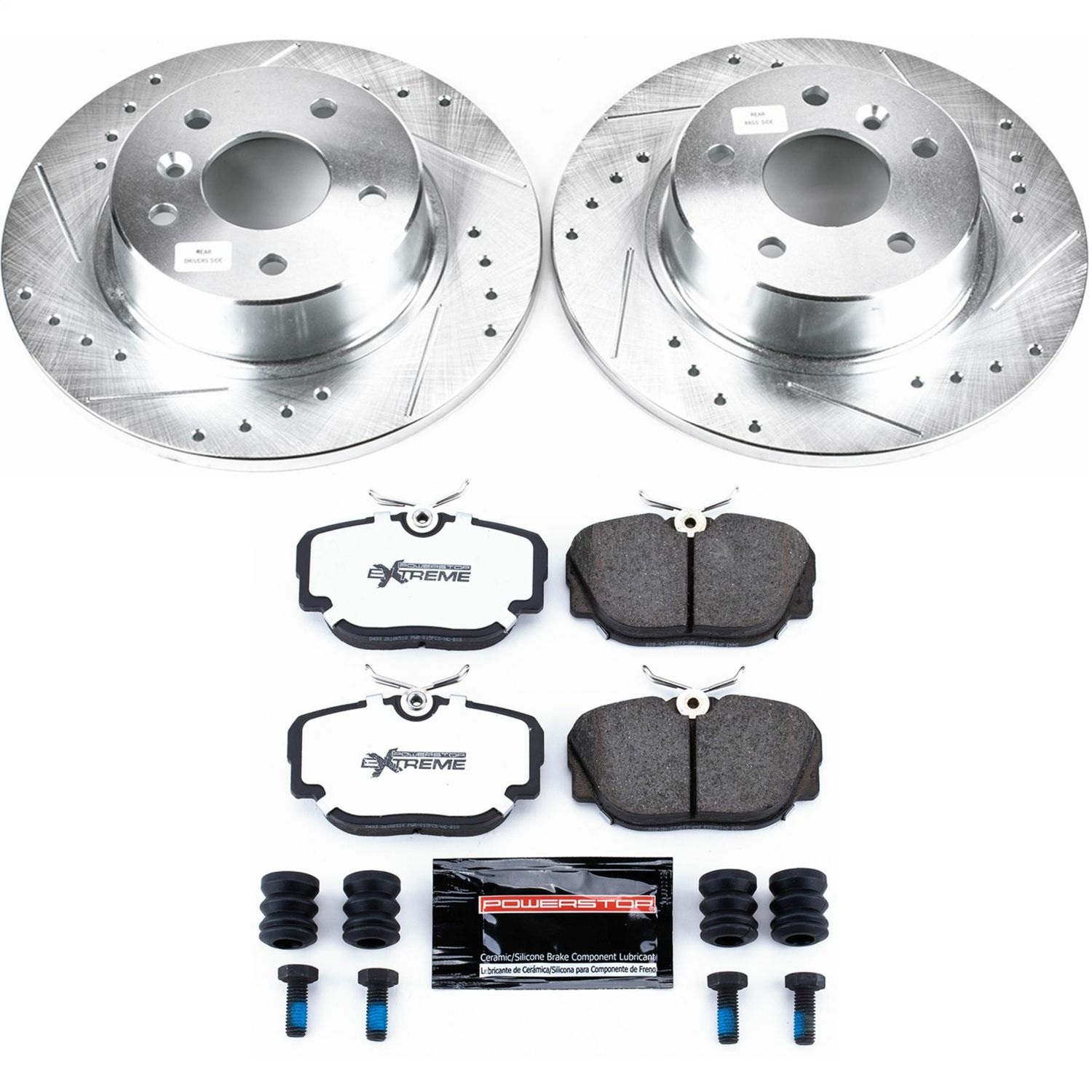 Power Stop - K6152-26 - Rear - Disc Brake Pad and Rotor Kit