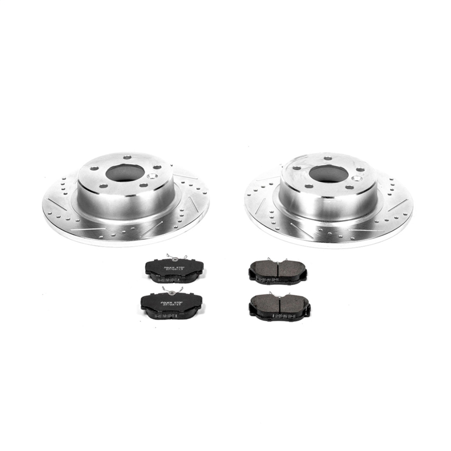 Power Stop - K6152 - Rear - Disc Brake Pad and Rotor Kit