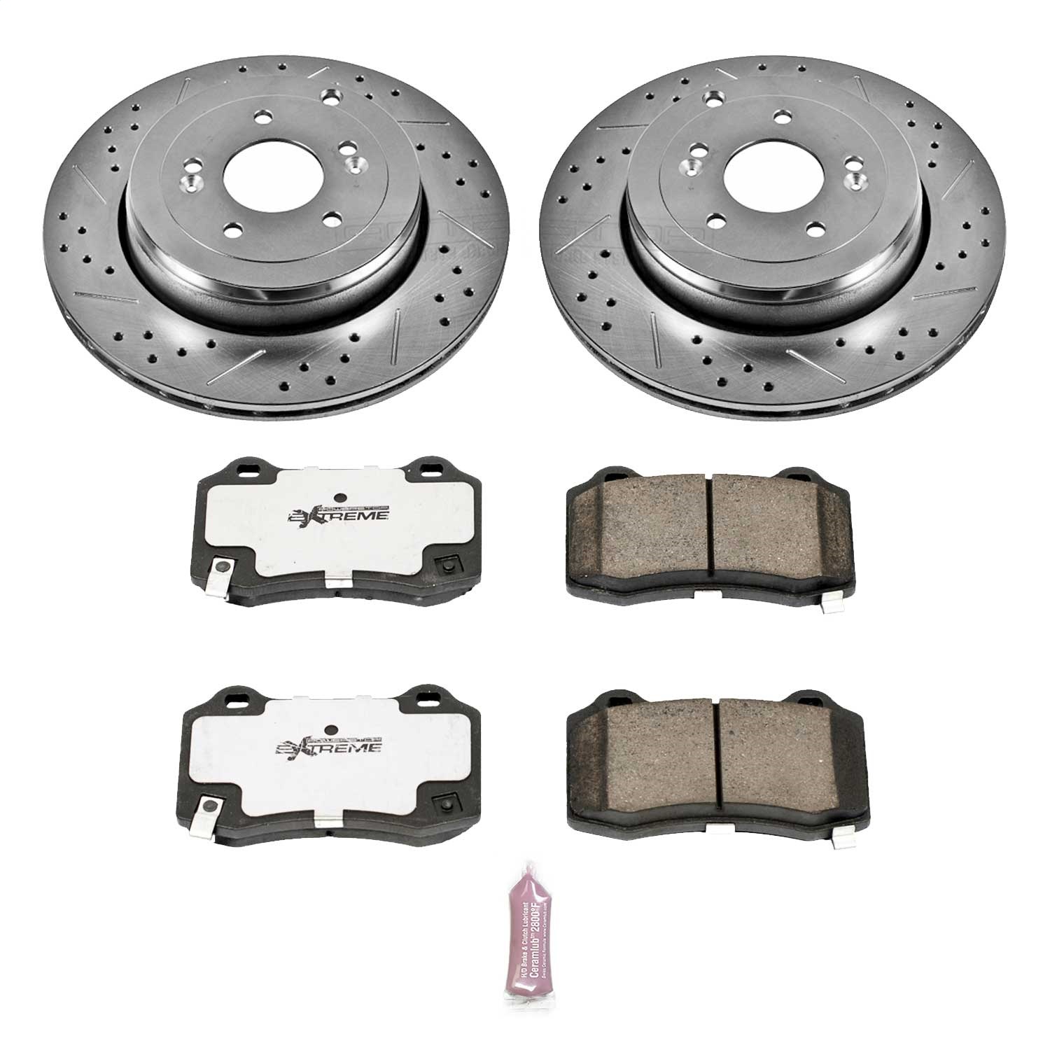 Power Stop - K6165-26 - Rear - Disc Brake Pad and Rotor Kit