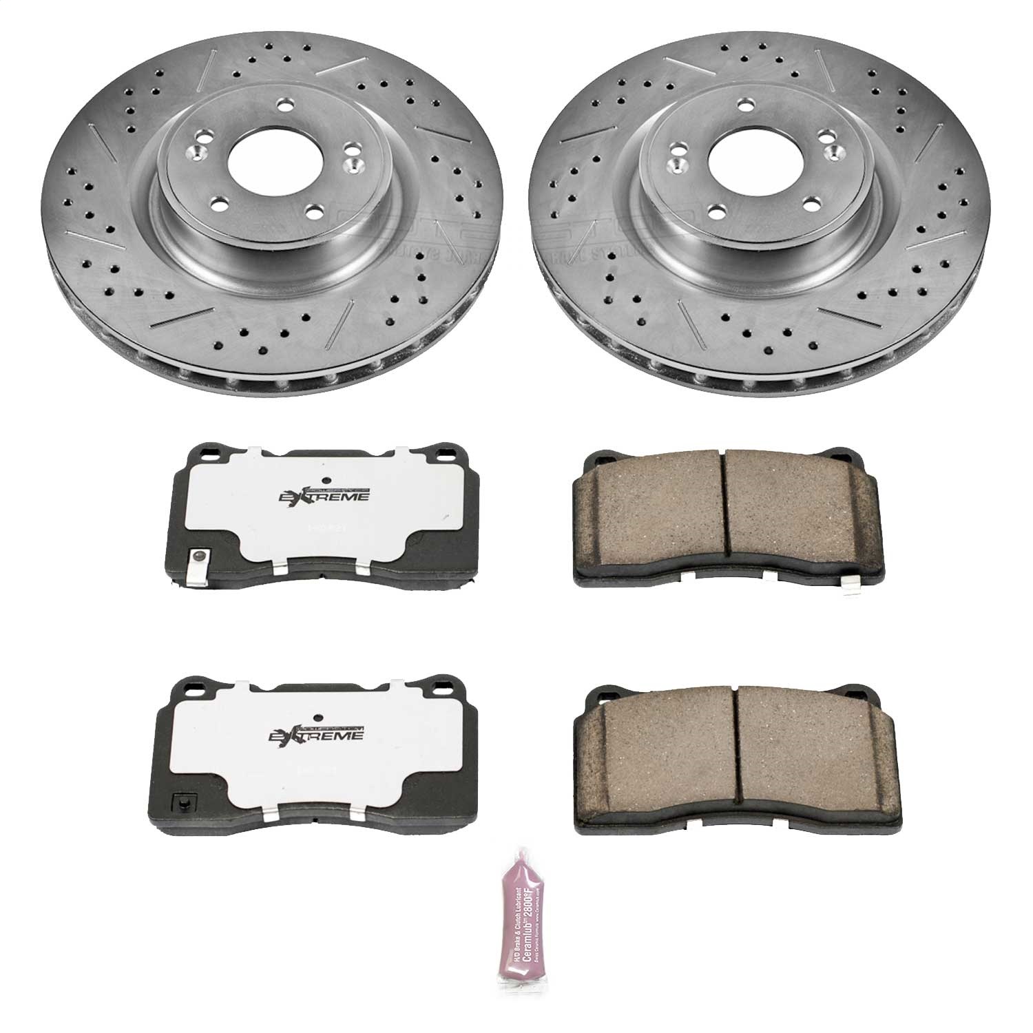 Power Stop - K6166-26 - Front - Disc Brake Pad and Rotor Kit