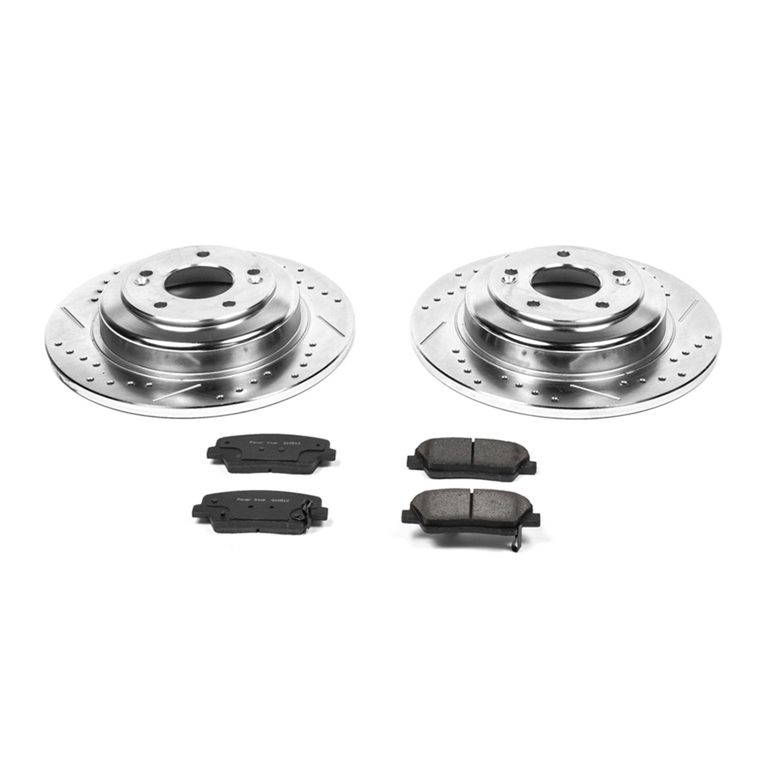 Power Stop - K6168 - Rear - Disc Brake Pad and Rotor Kit