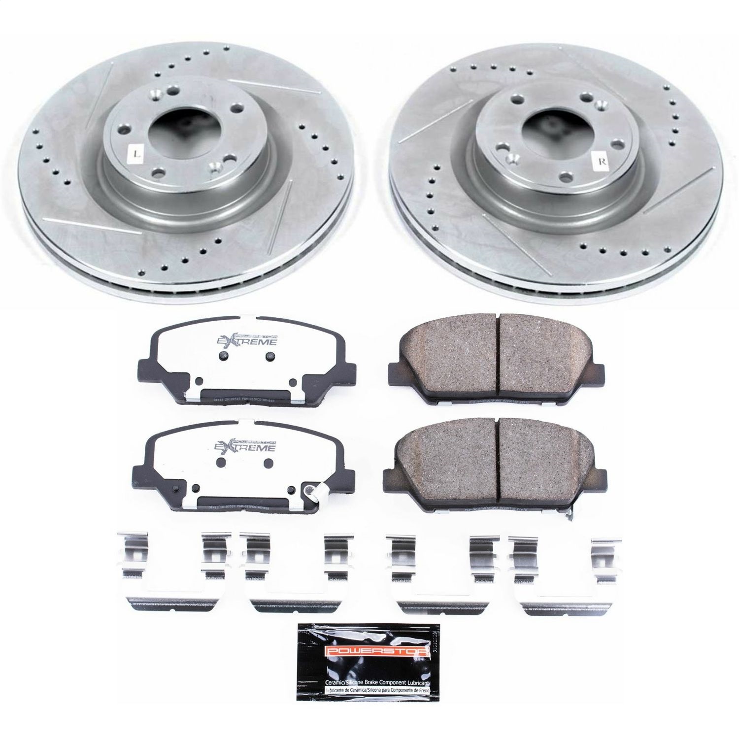 Power Stop - K6169-26 - Front - Disc Brake Pad and Rotor Kit