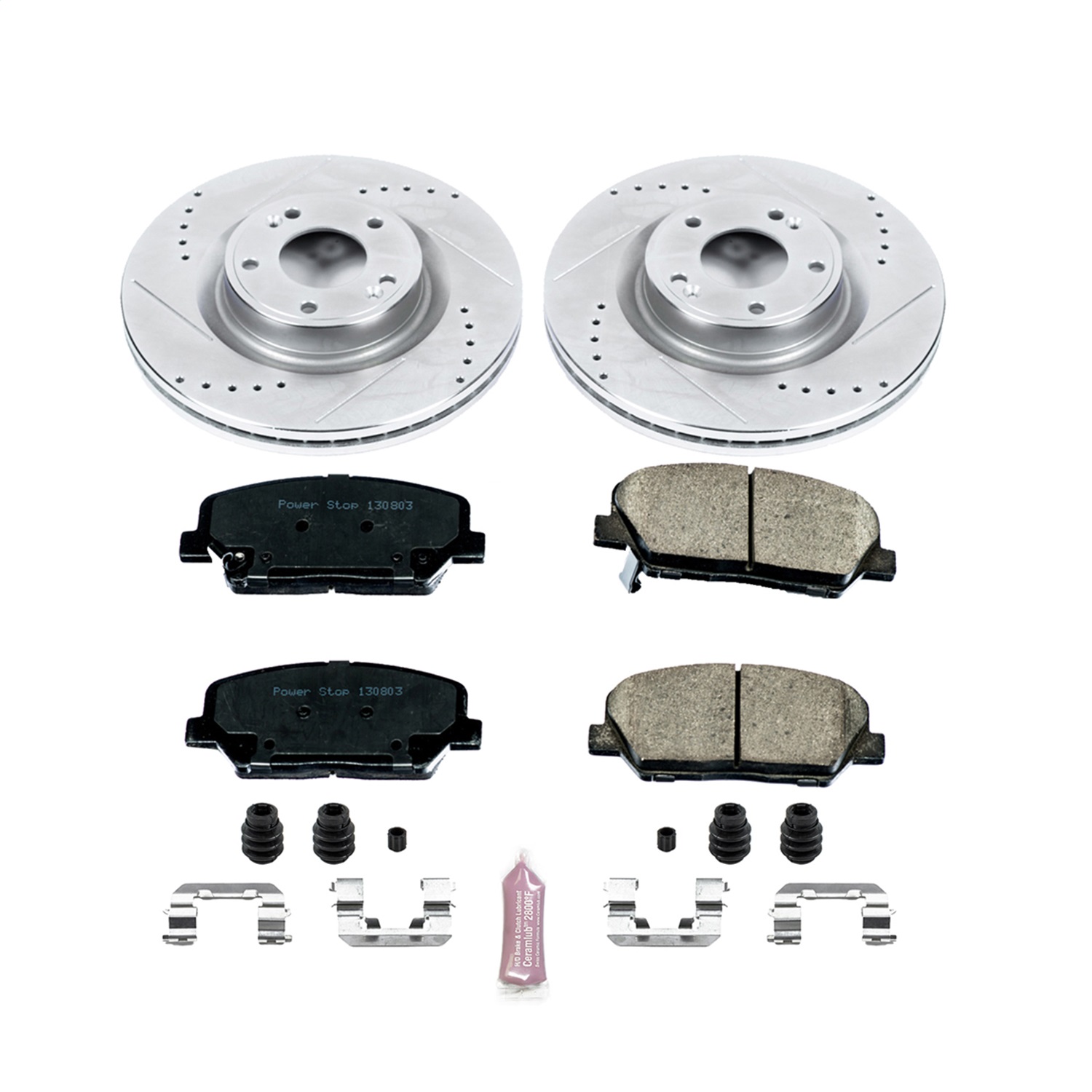 Power Stop - K6169 - Front - Disc Brake Pad and Rotor Kit