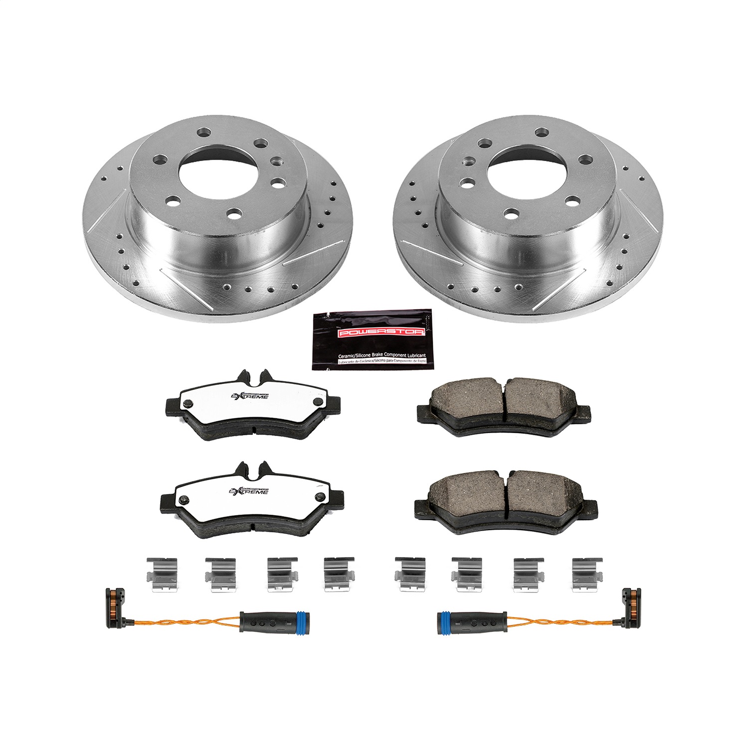 Power Stop - K6197-36 - Rear - Disc Brake Pad and Rotor Kit