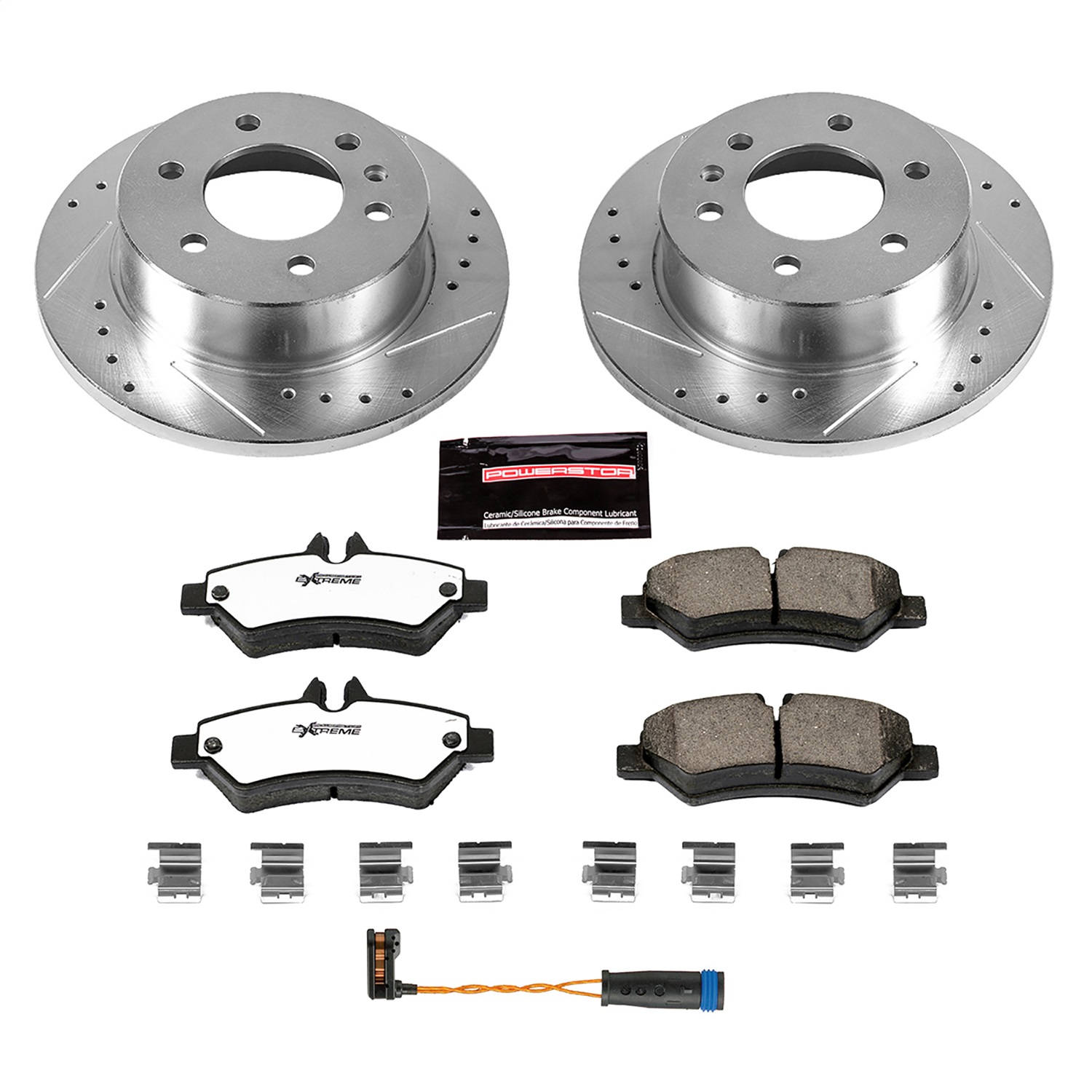 Power Stop - K6198-36 - Rear - Disc Brake Pad and Rotor Kit