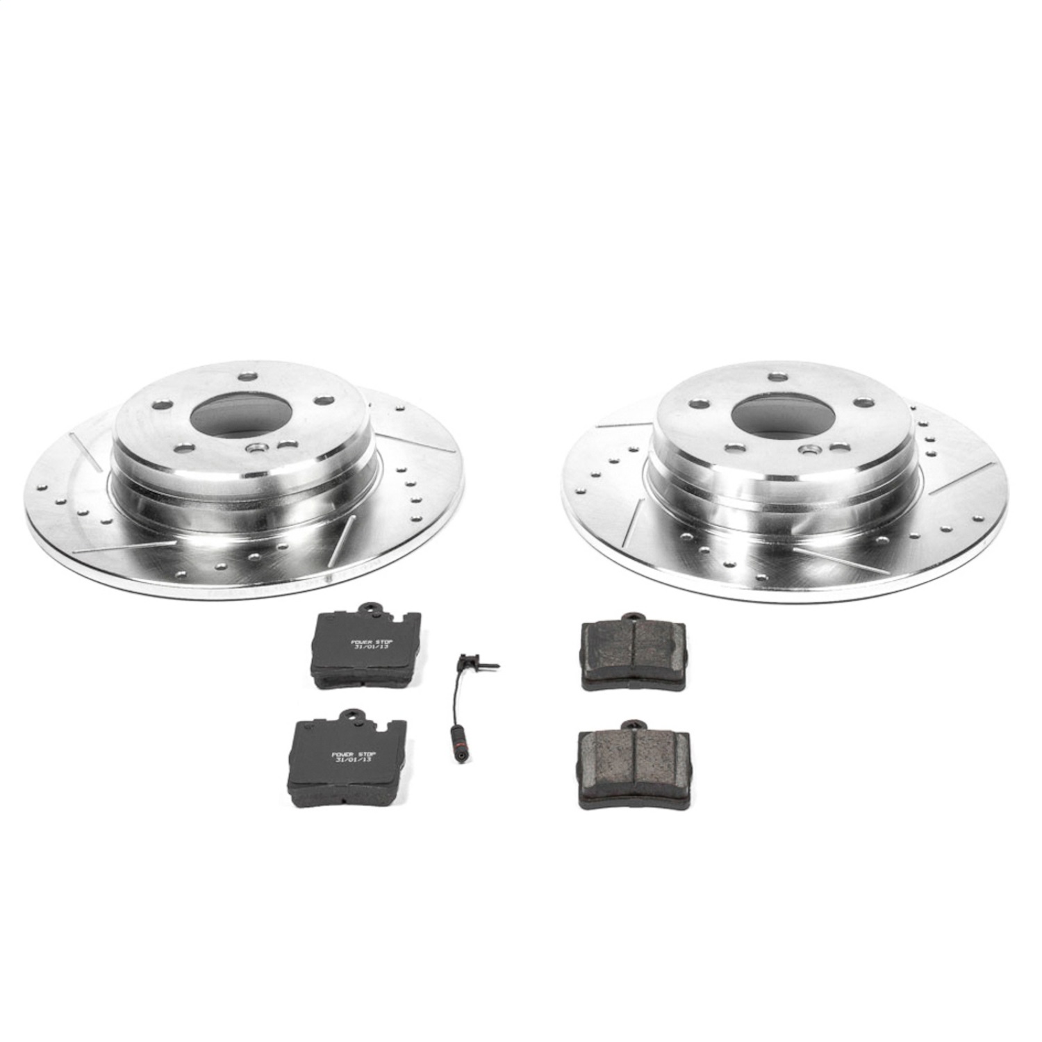 Power Stop - K620 - Rear - Disc Brake Pad and Rotor Kit