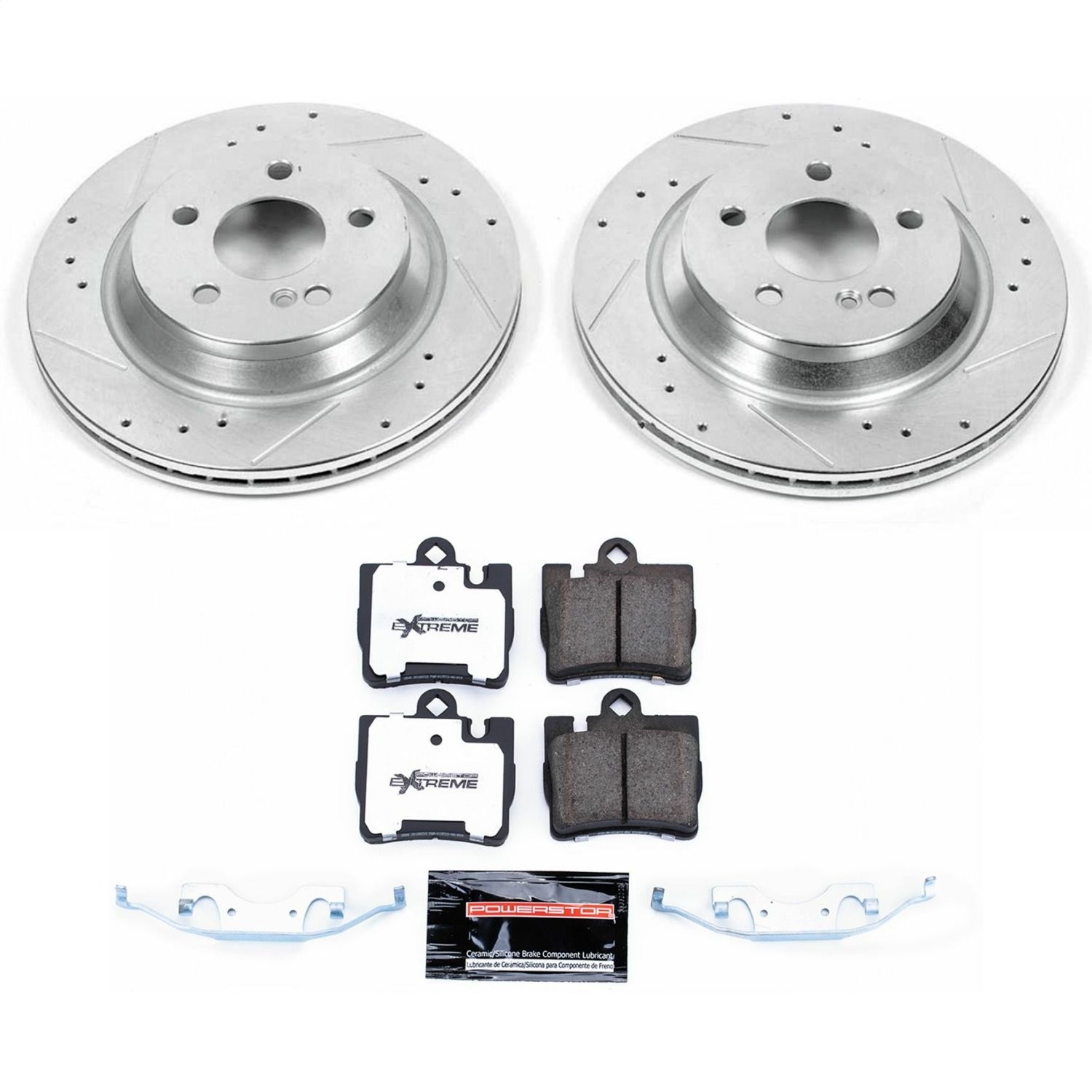 Power Stop - K6201-26 - Rear - Disc Brake Pad and Rotor Kit