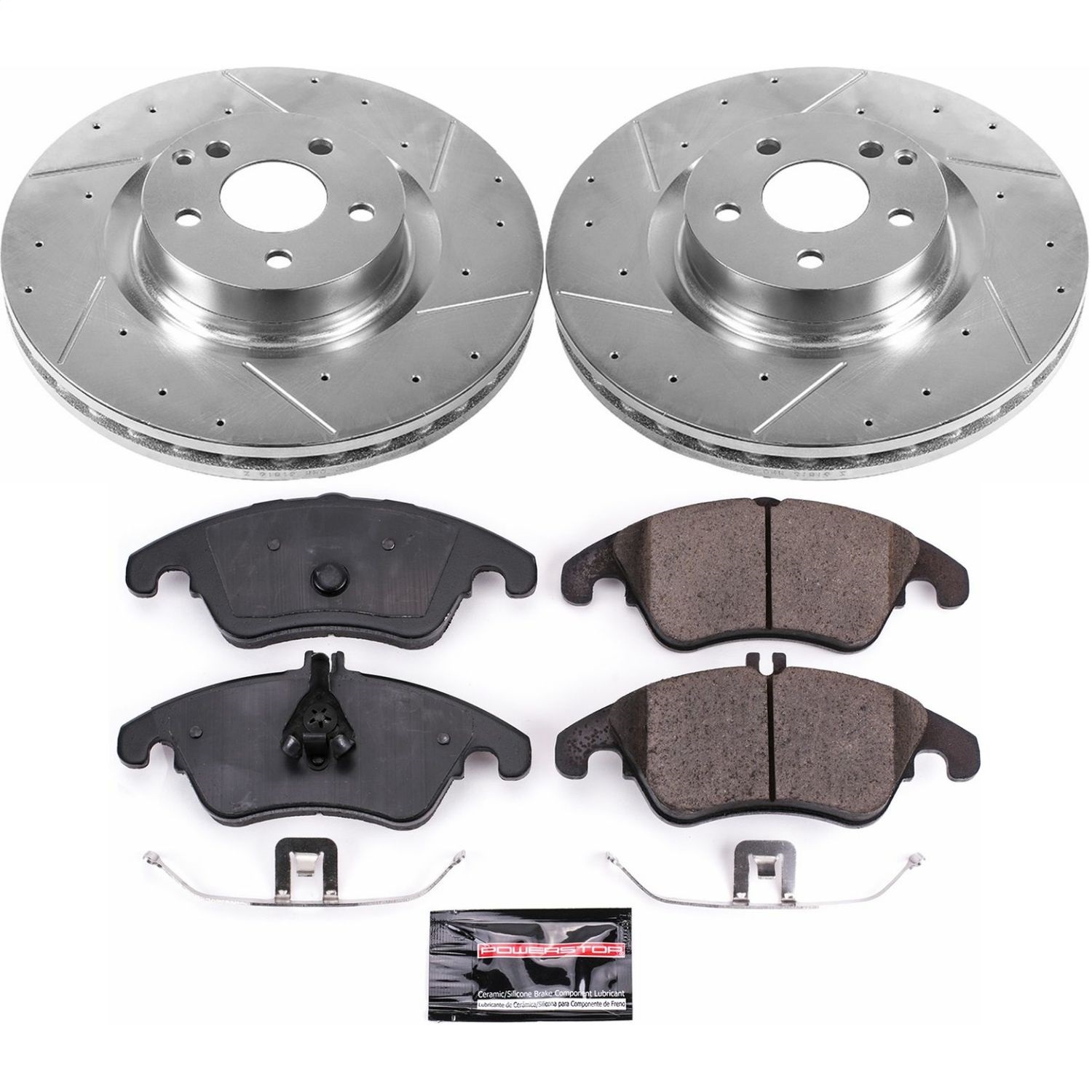 Power Stop - K6207 - Front - Disc Brake Pad and Rotor Kit