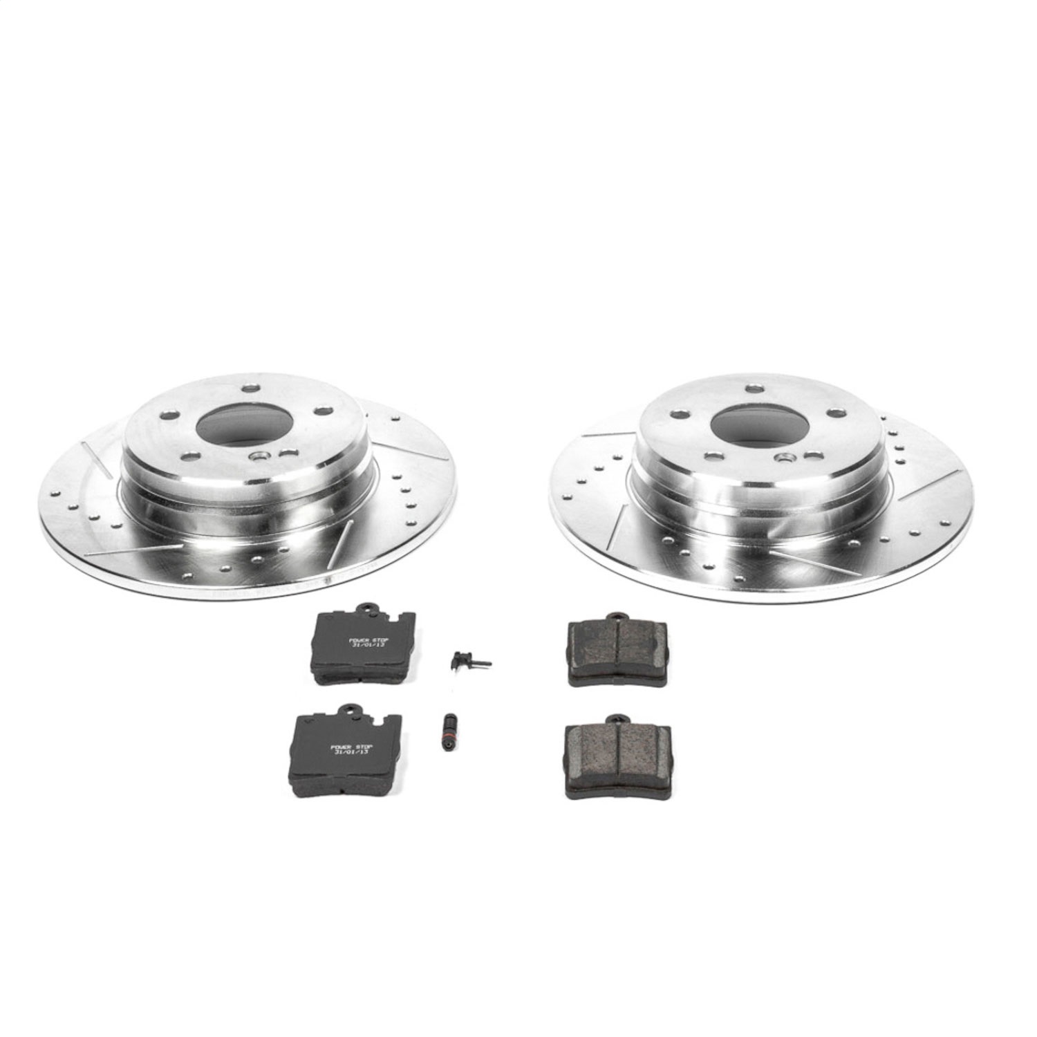 Power Stop - K621 - Rear - Disc Brake Pad and Rotor Kit