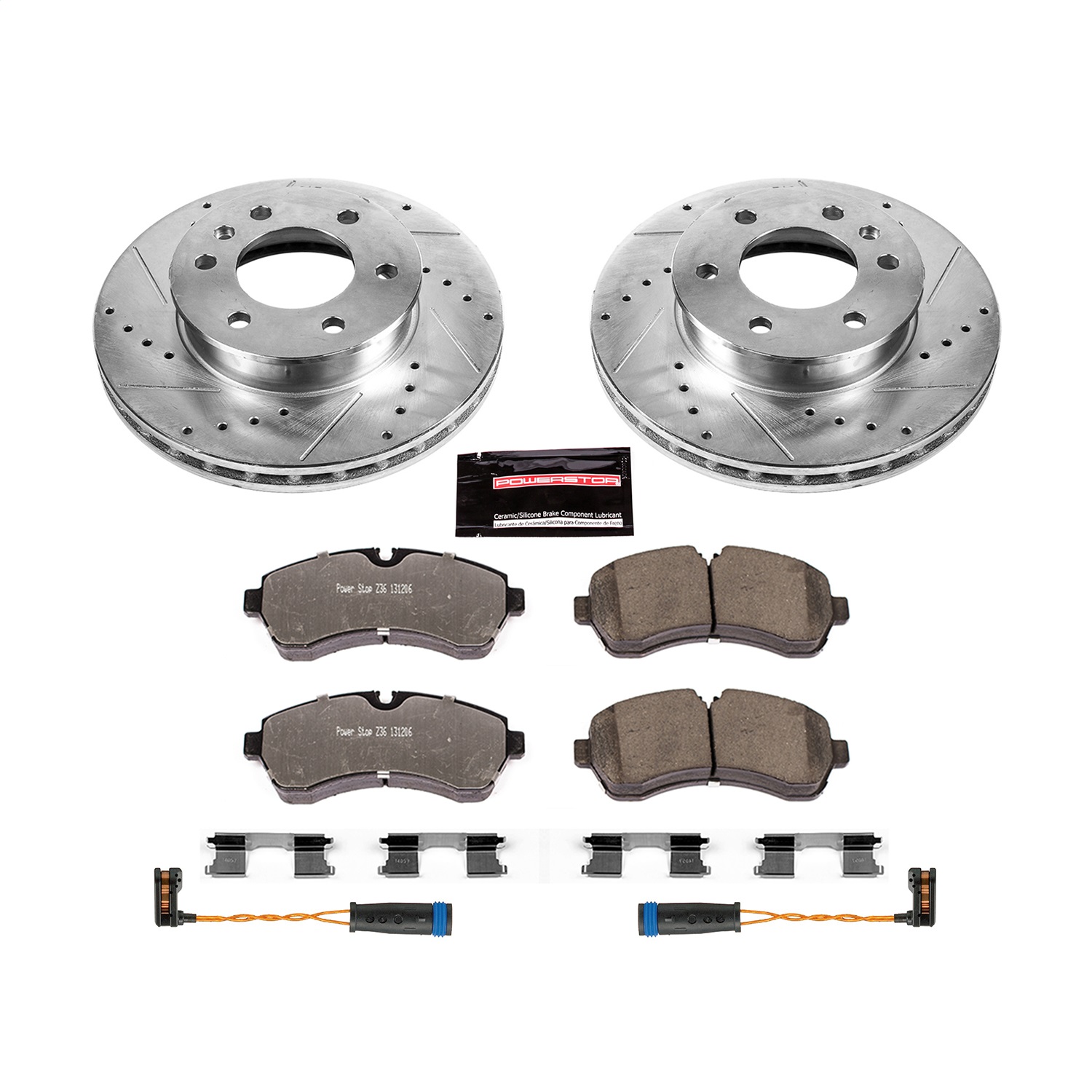 Power Stop - K6234-36 - Front - Disc Brake Pad and Rotor Kit