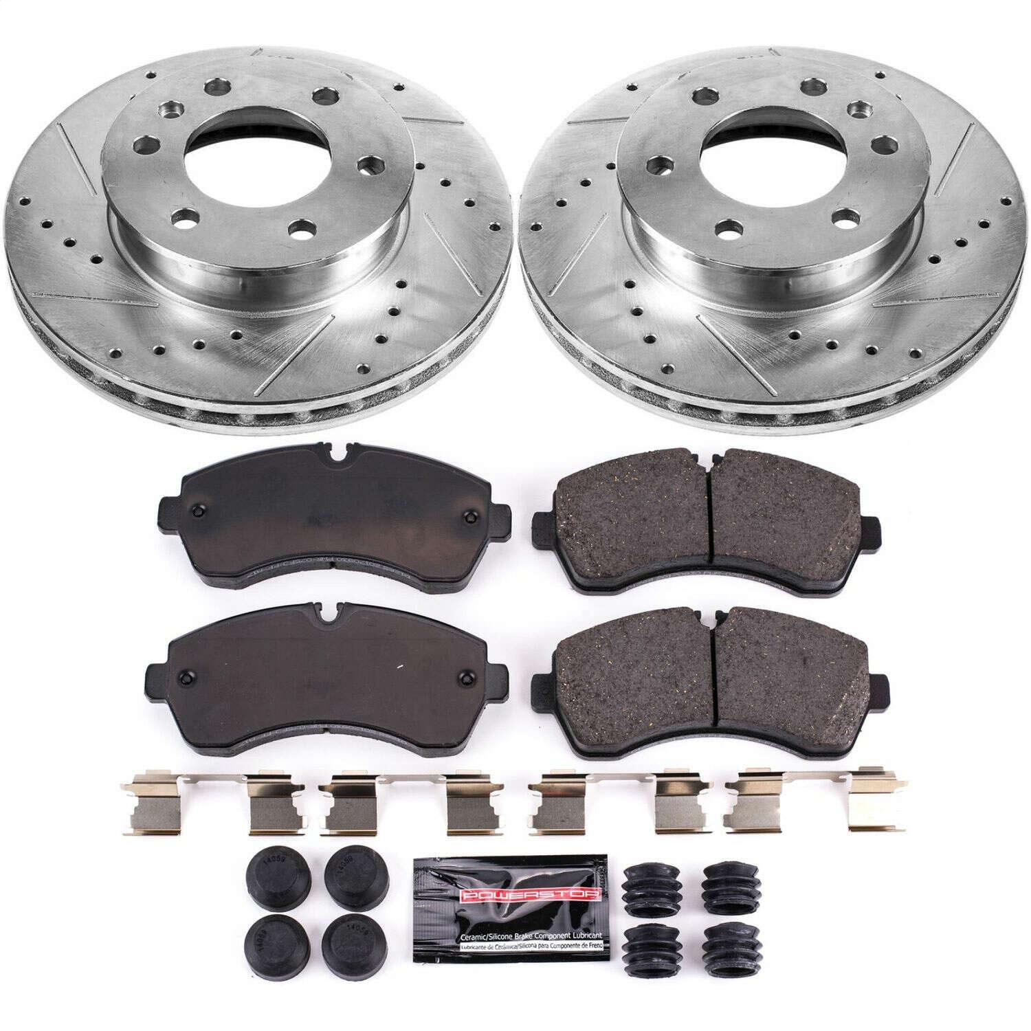 Power Stop - K6234 - Front - Disc Brake Pad and Rotor Kit