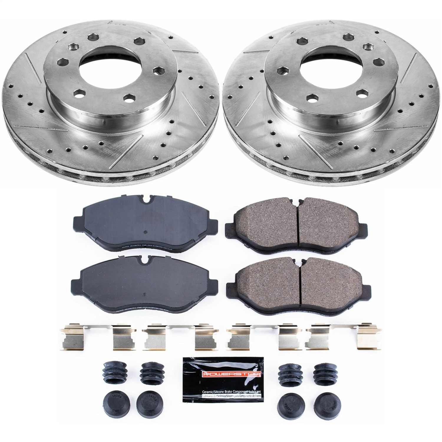 Power Stop - K6236 - Front - Disc Brake Pad and Rotor Kit