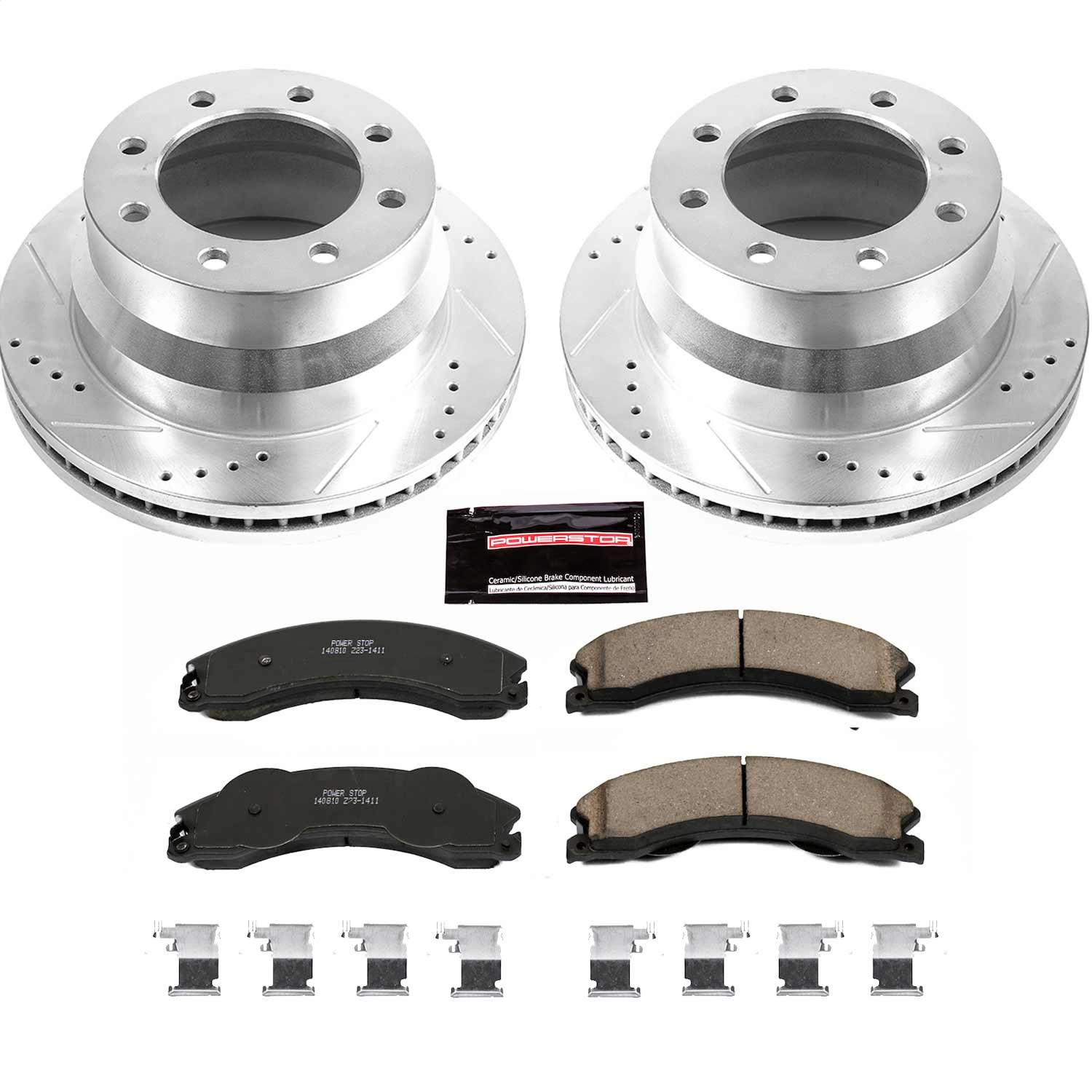 Power Stop - K6257 - Rear - Disc Brake Pad and Rotor Kit