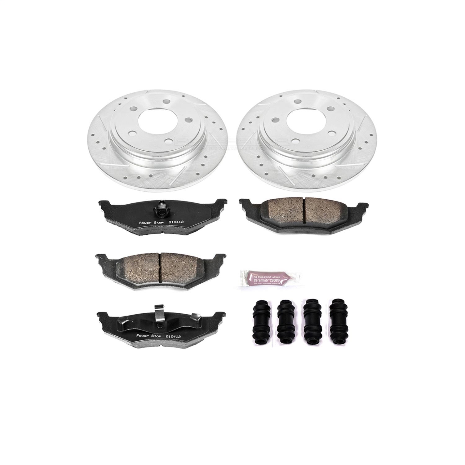 Power Stop - K6263 - Rear - Disc Brake Pad and Rotor Kit