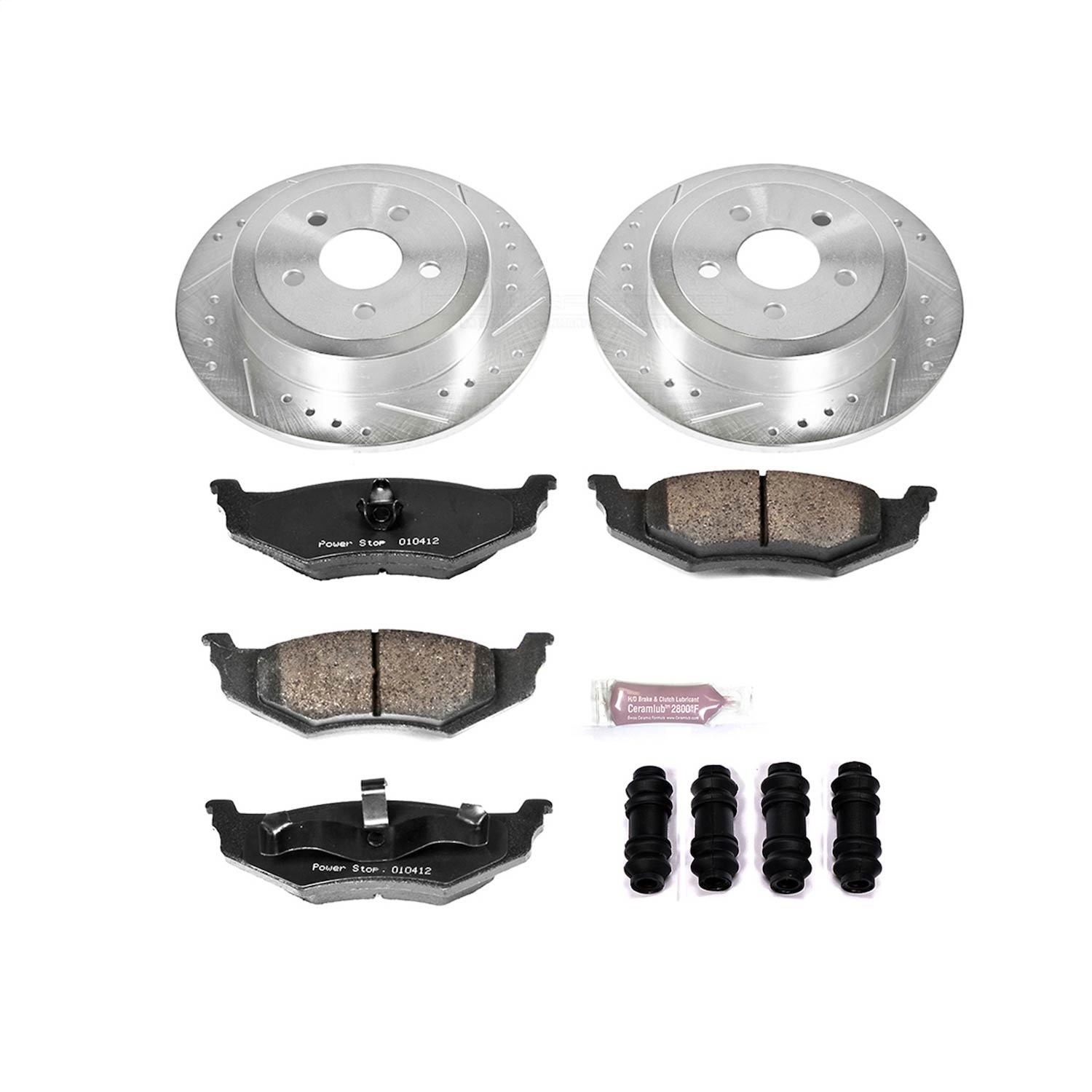 Power Stop - K6266 - Rear - Disc Brake Pad and Rotor Kit