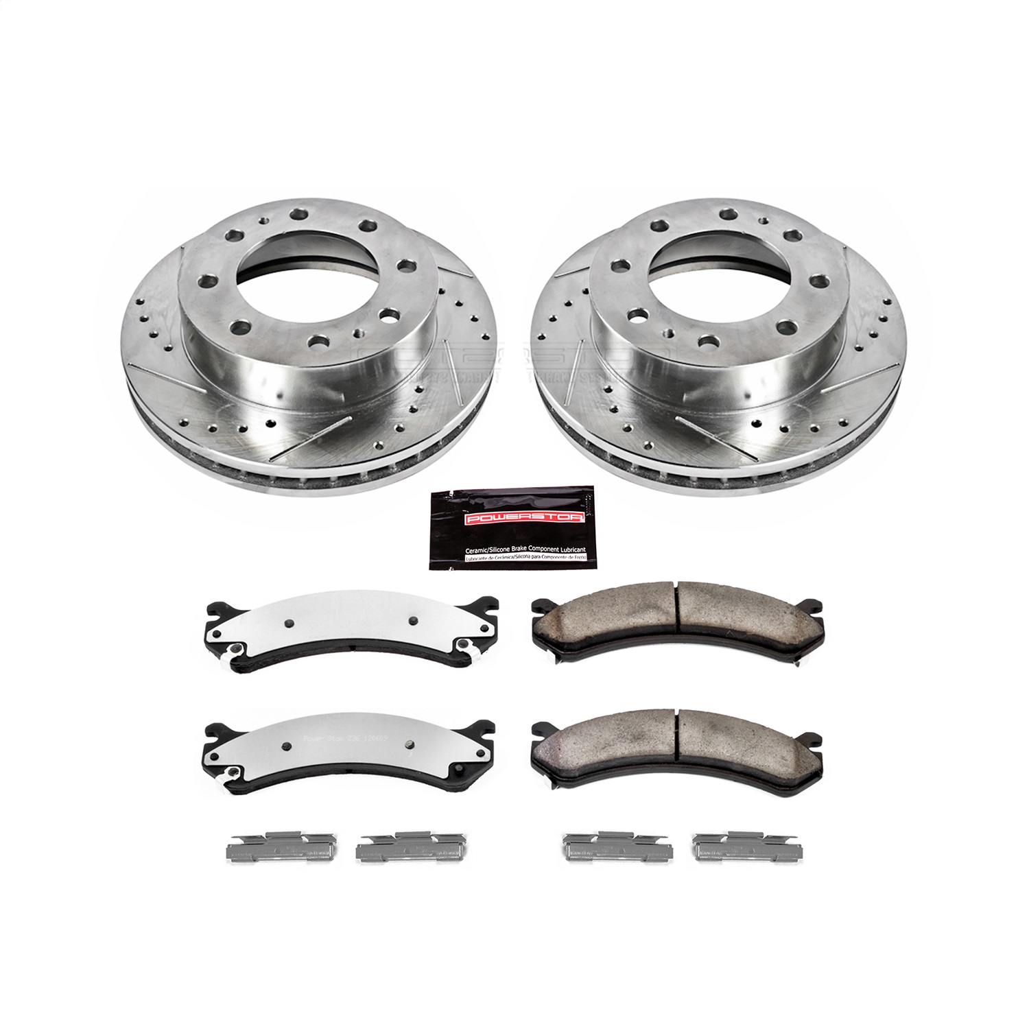 Power Stop - K6274-36 - Front and Rear - Disc Brake Pad and Rotor Kit