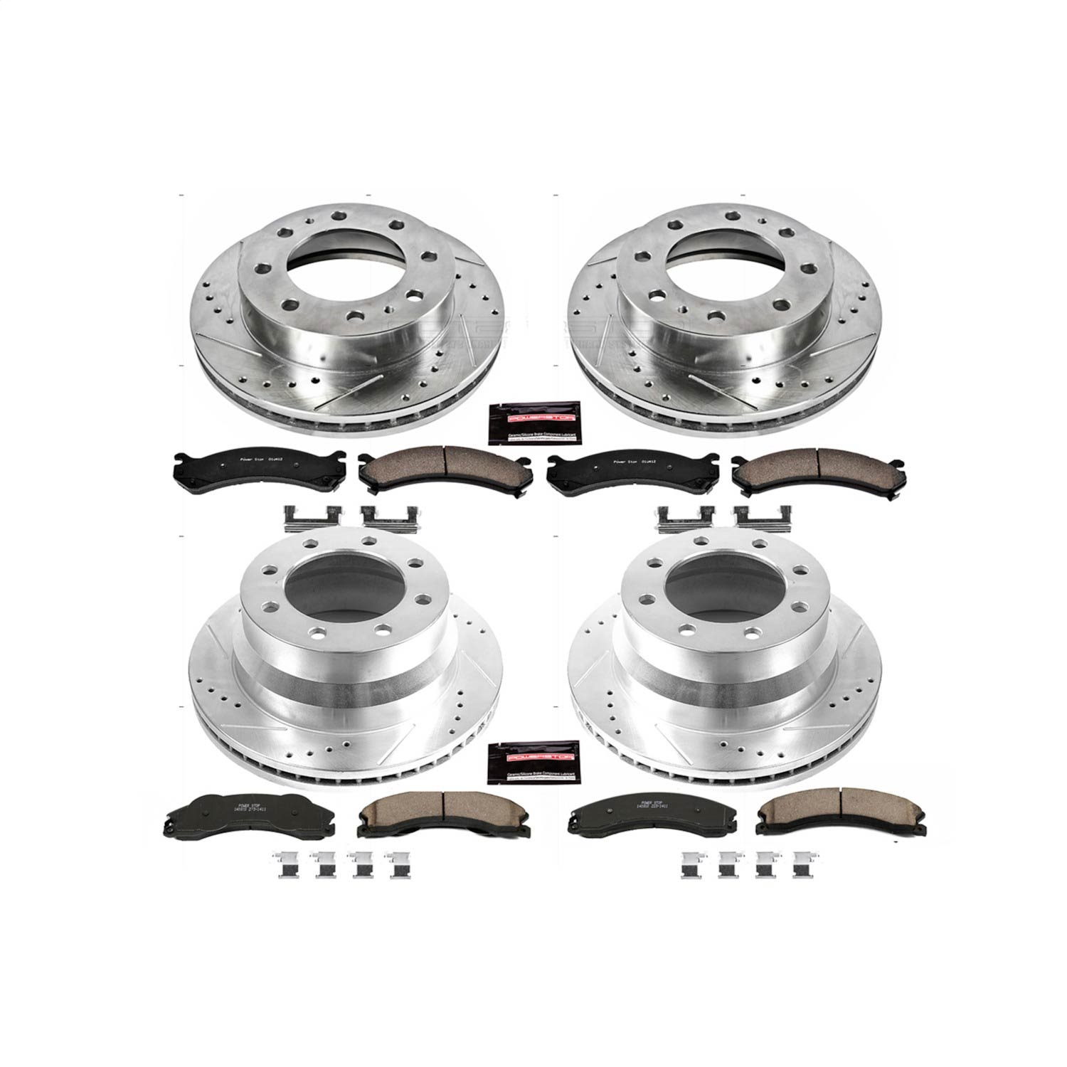 Power Stop - K6274 - Front and Rear - Disc Brake Pad and Rotor Kit