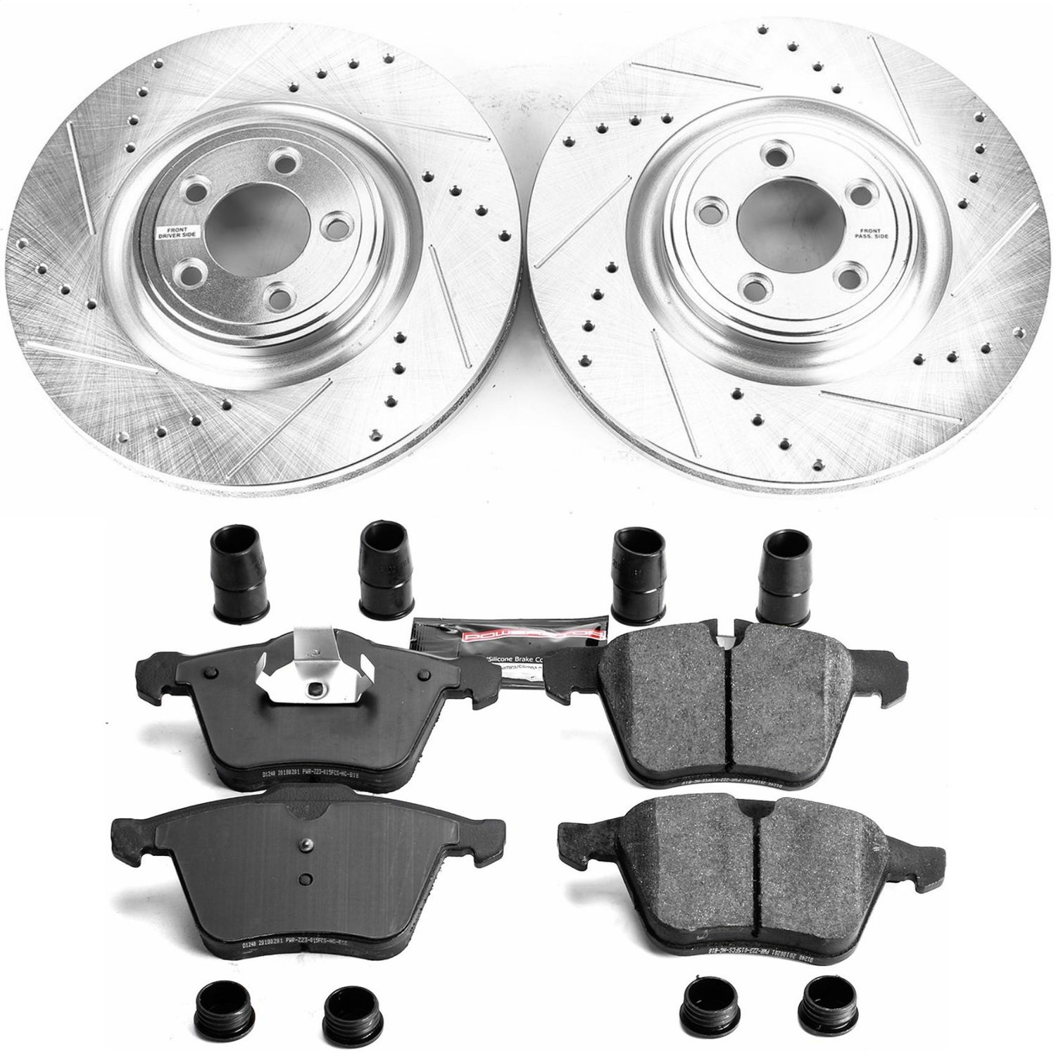 Power Stop - K6282 - Front - Disc Brake Pad and Rotor Kit