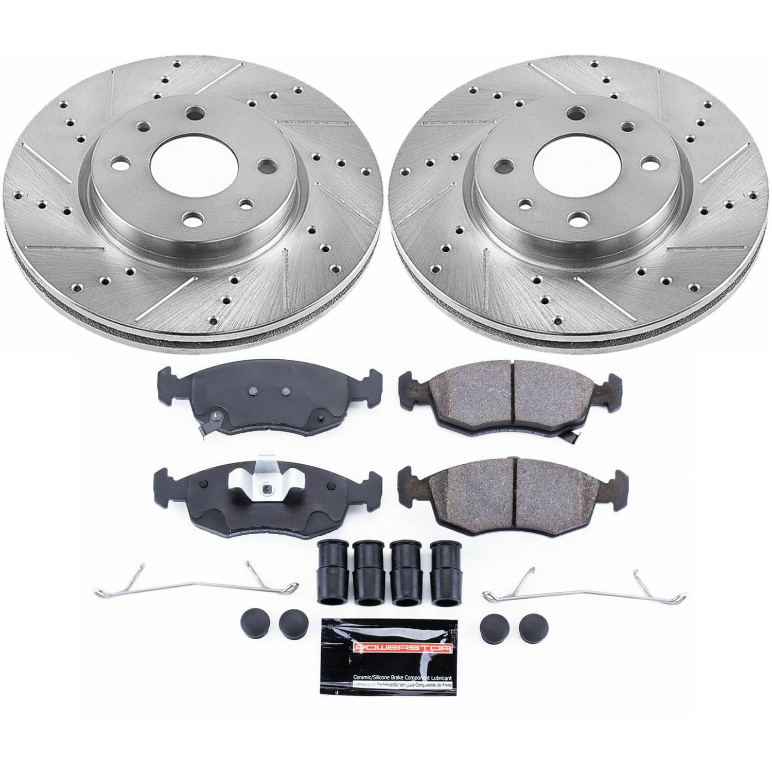 Power Stop - K6290 - Front - Disc Brake Pad and Rotor Kit