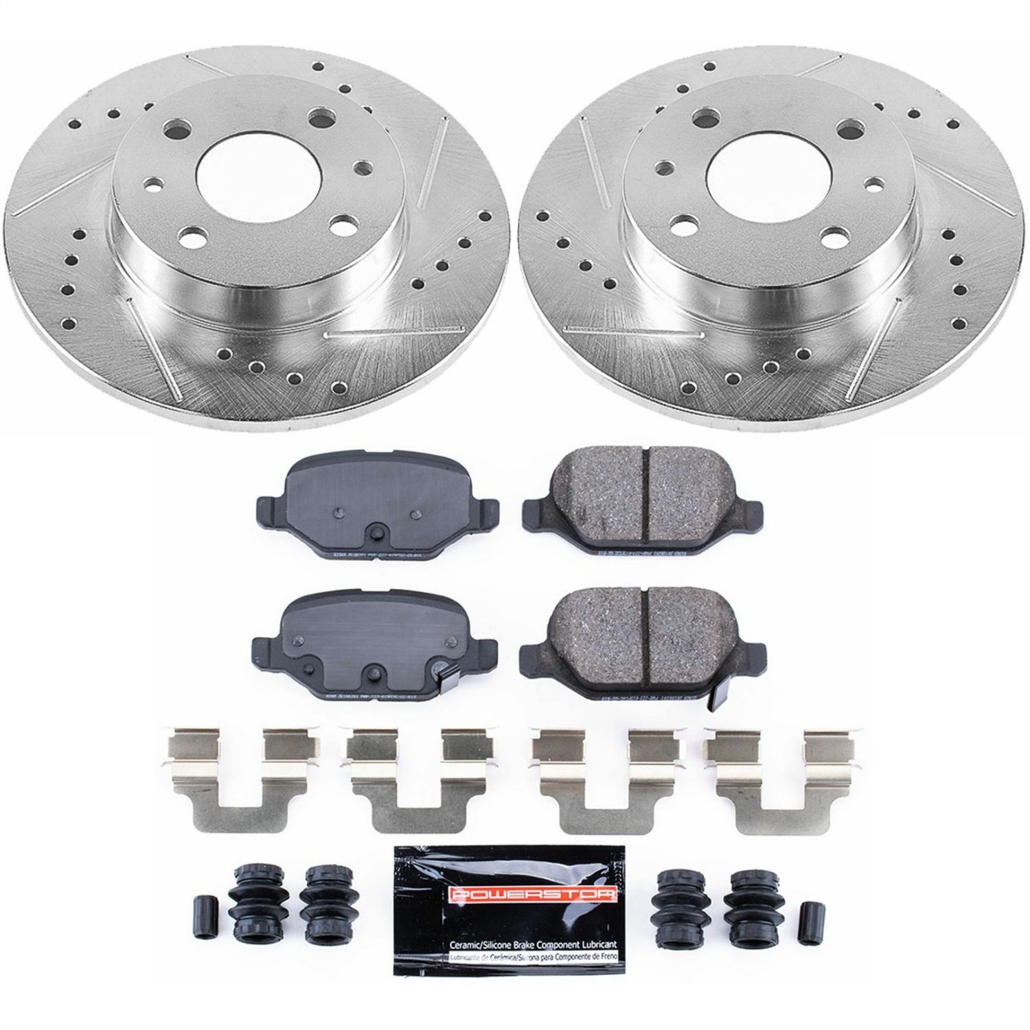 Power Stop - K6292 - Rear - Disc Brake Pad and Rotor Kit