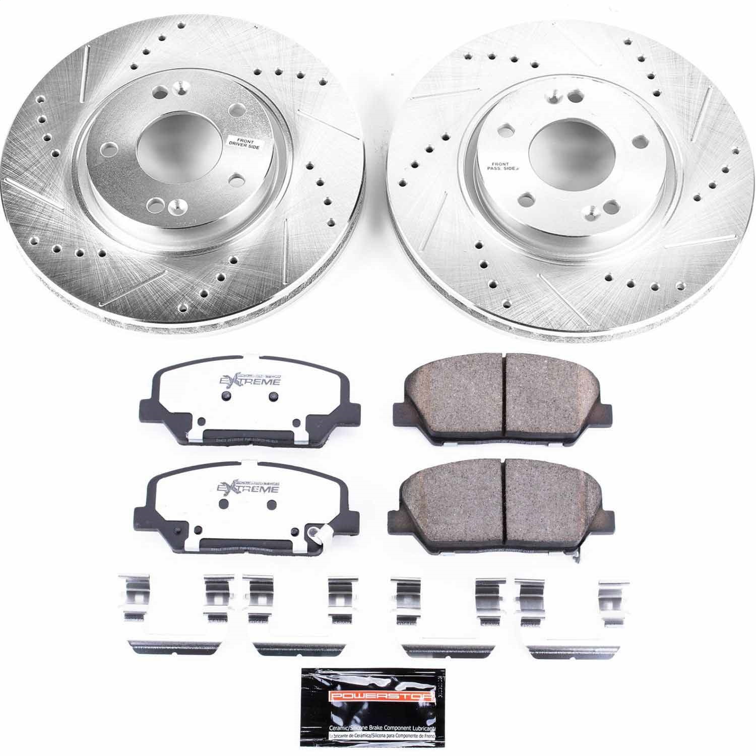 Power Stop - K6306-26 - Front - Disc Brake Pad and Rotor Kit