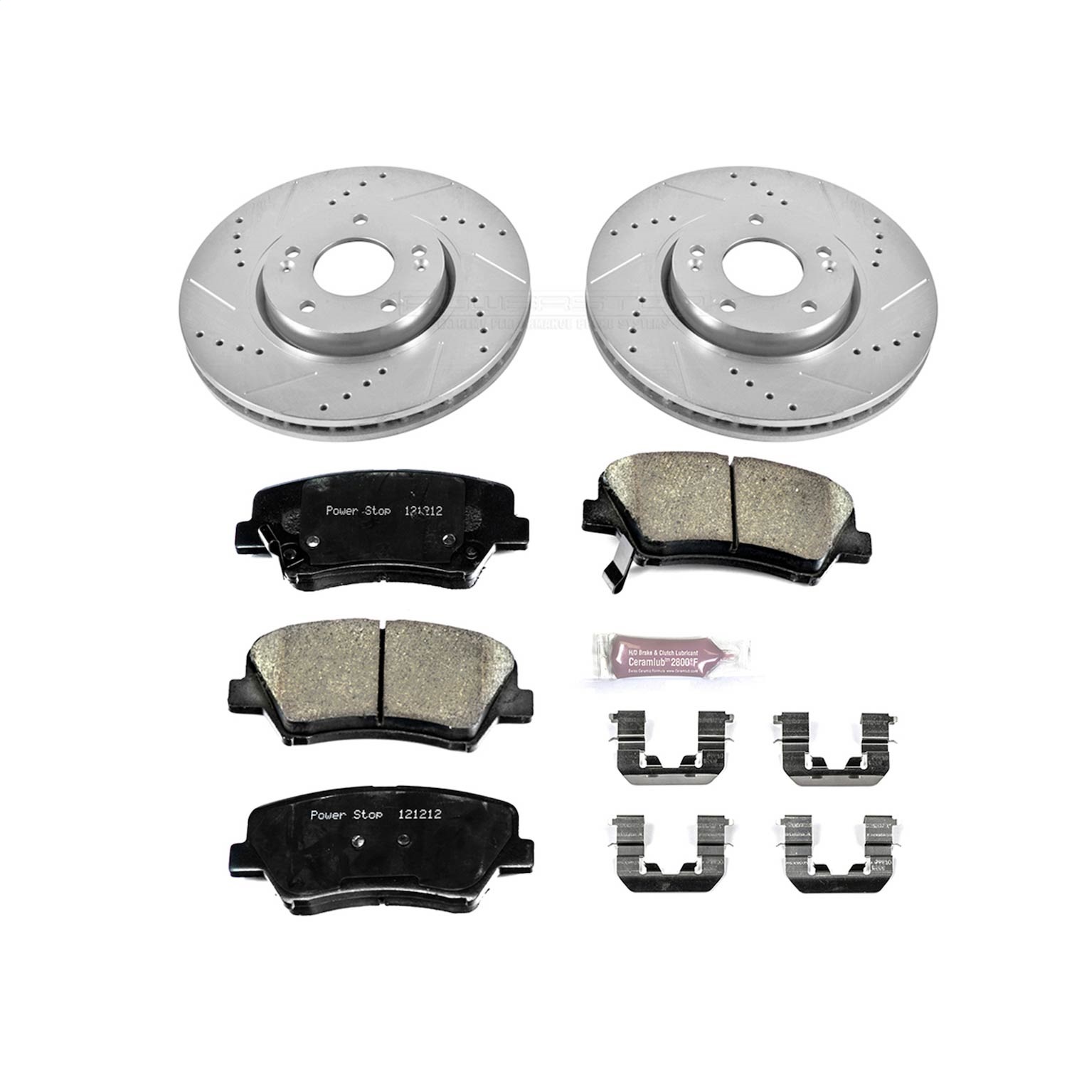 Power Stop - K6306 - Front - Disc Brake Pad and Rotor Kit