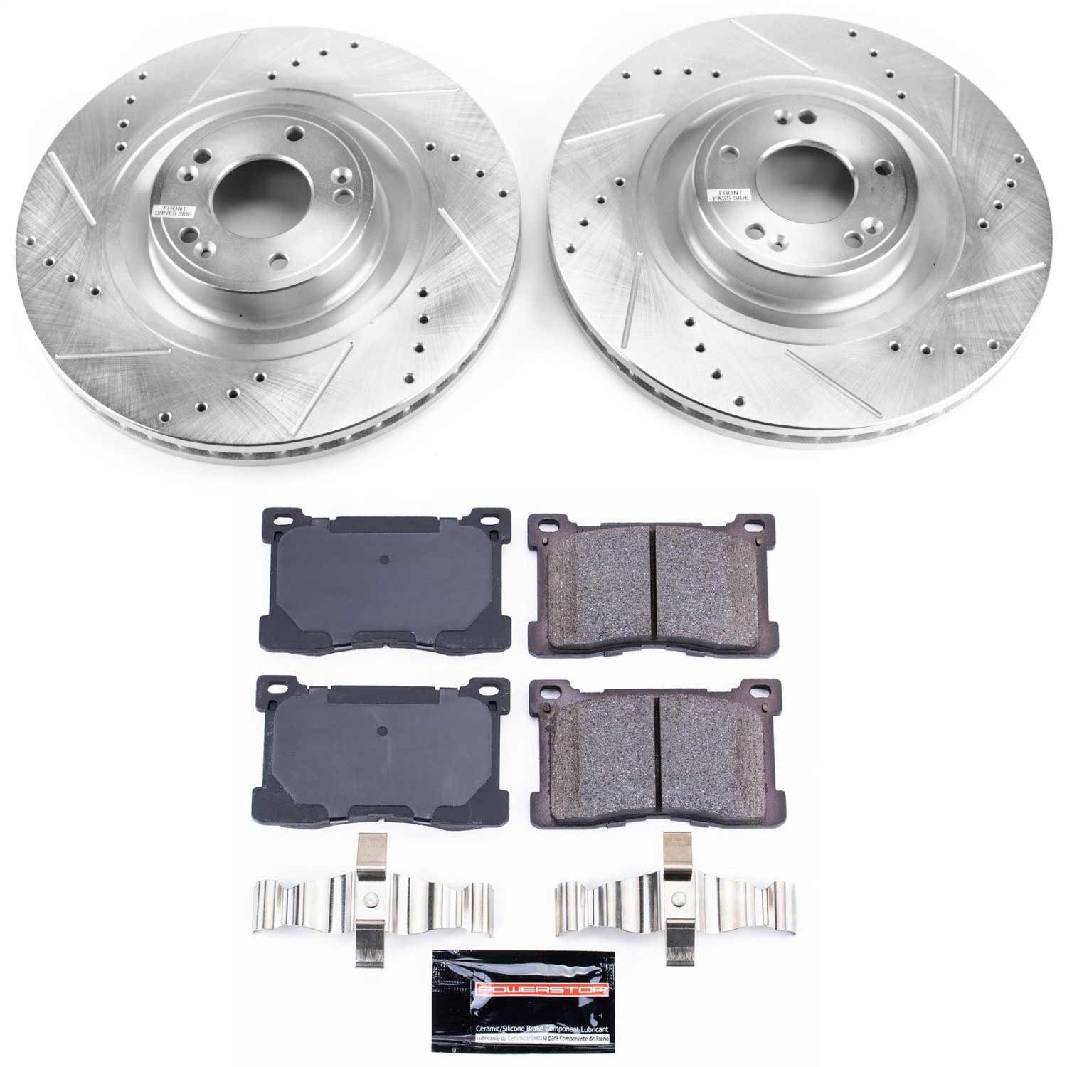 Power Stop - K6313 - Front - Disc Brake Pad and Rotor Kit