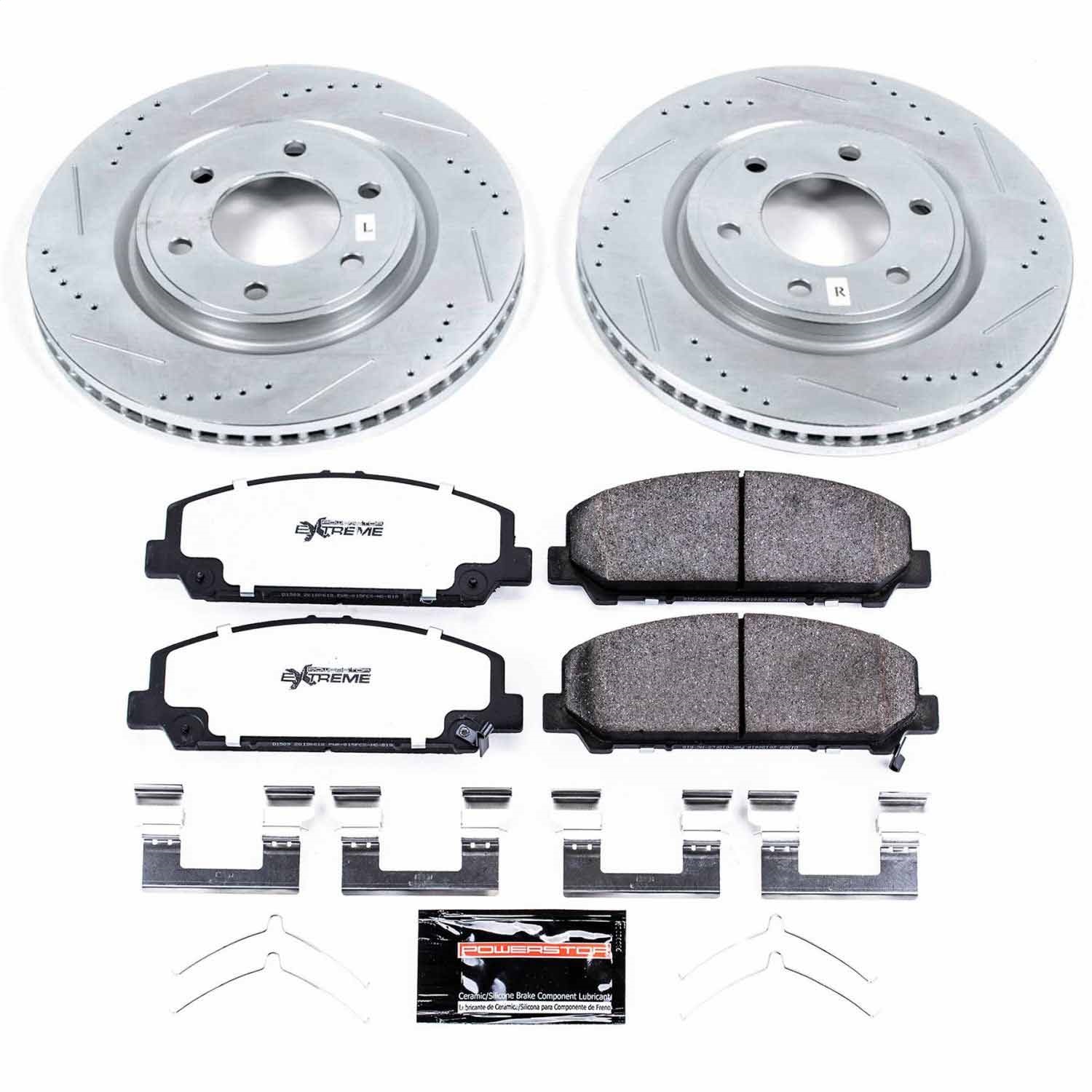 Power Stop - K6321-36 - Front - Disc Brake Pad and Rotor Kit