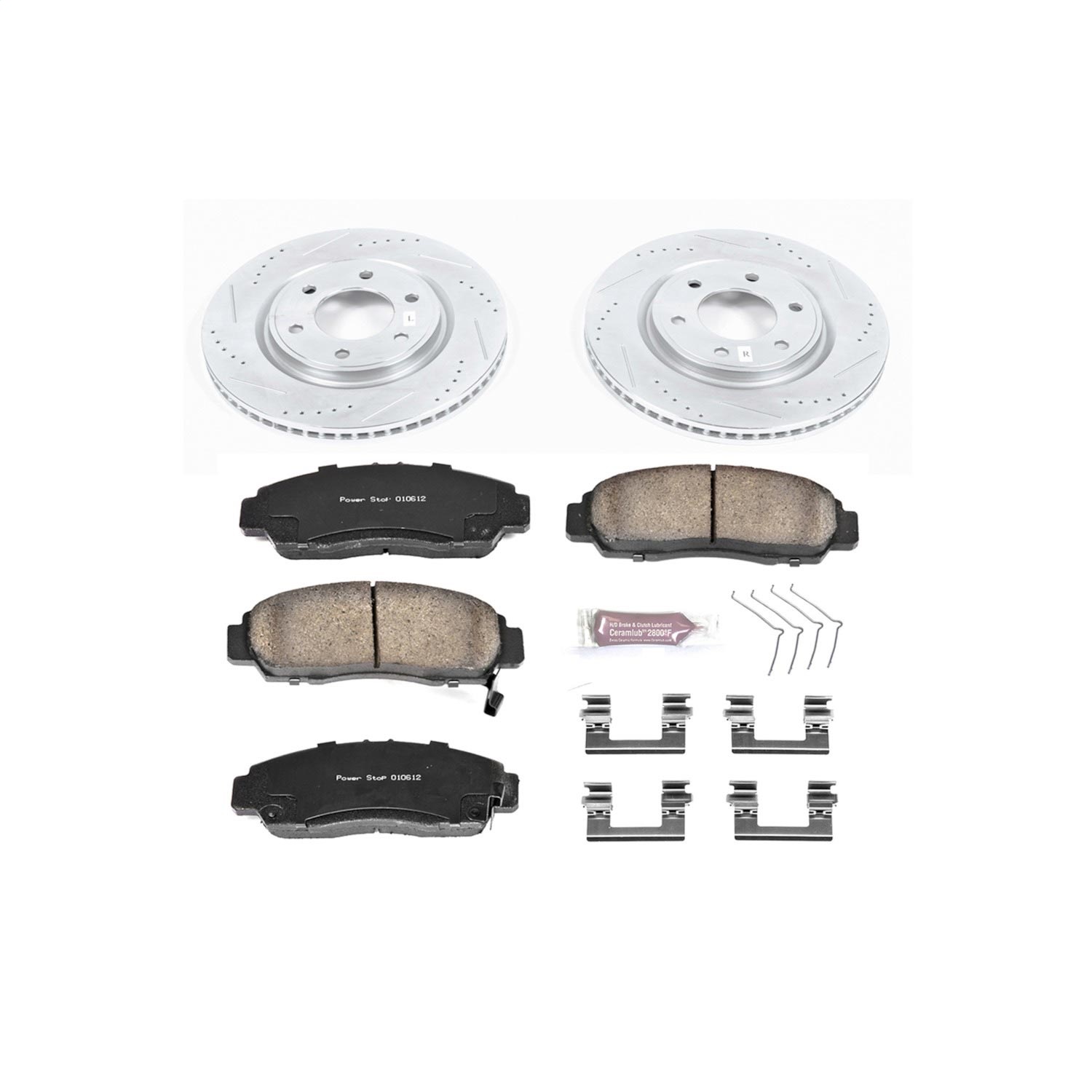 Power Stop - K6321 - Front - Disc Brake Pad and Rotor Kit