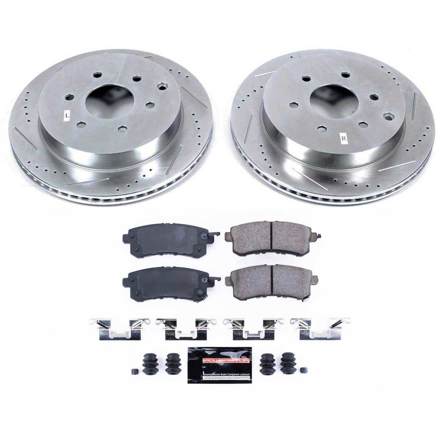 Power Stop - K6323 - Rear - Disc Brake Pad and Rotor Kit