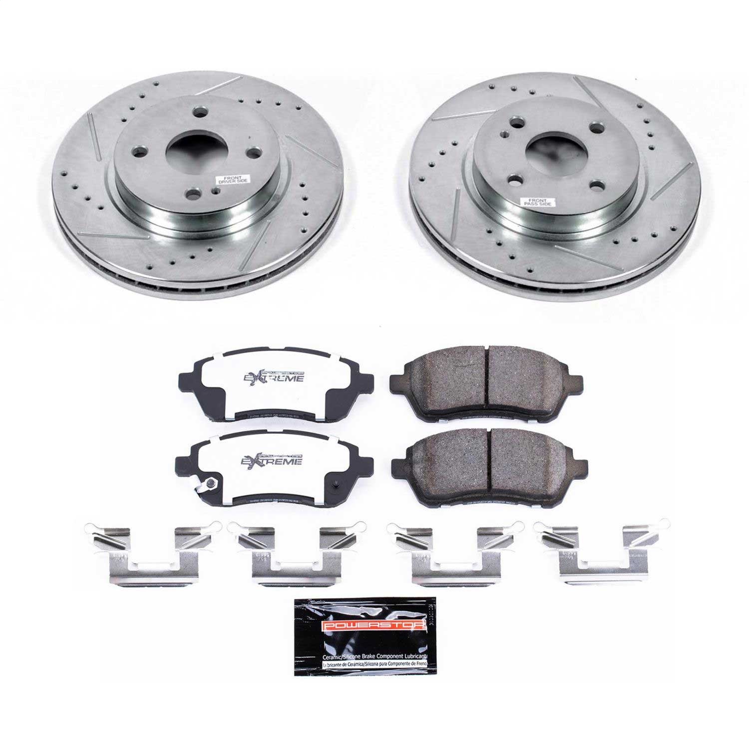 Power Stop - K6344-26 - Front - Disc Brake Pad and Rotor Kit