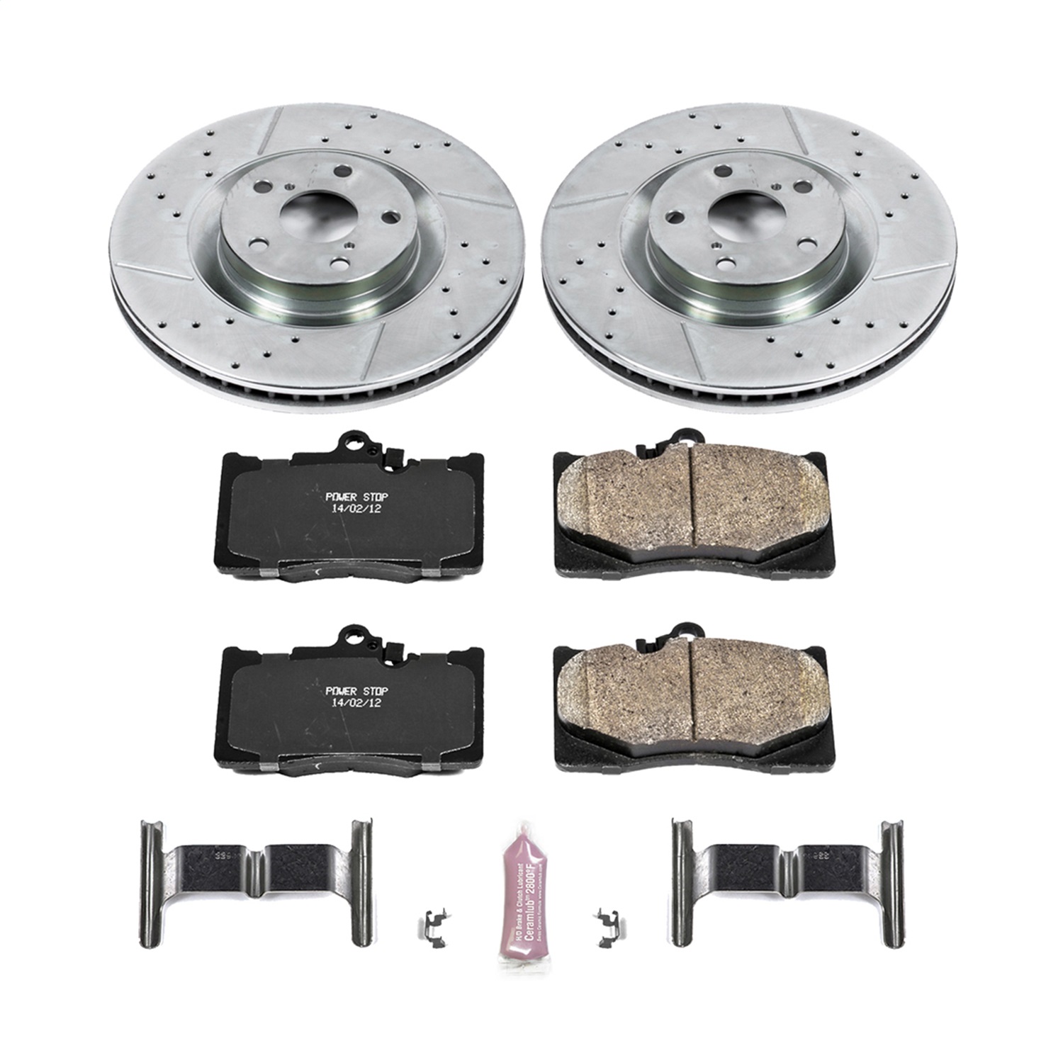 Power Stop - K6353 - Front - Disc Brake Pad and Rotor Kit