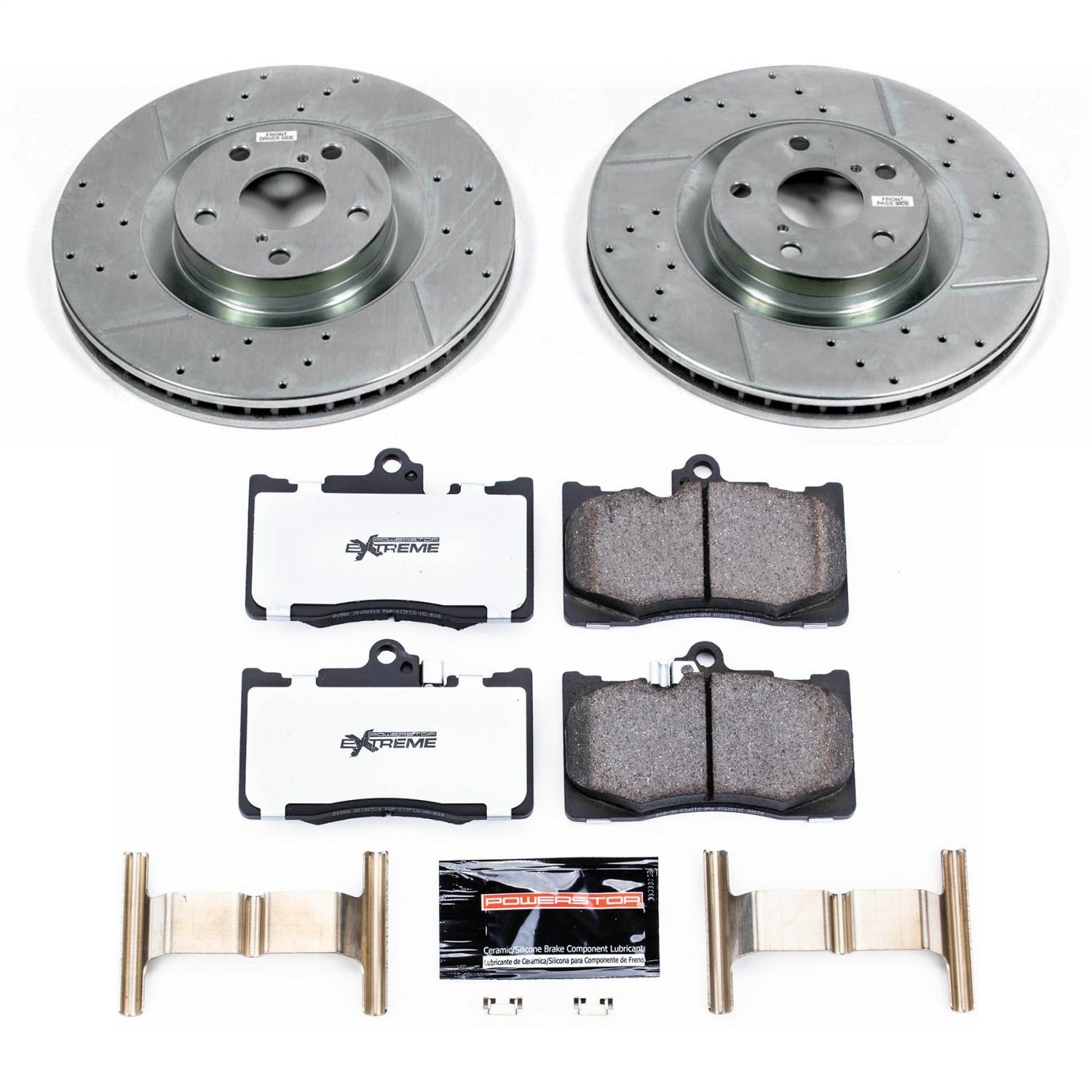 Power Stop - K6355-26 - Front - Disc Brake Pad and Rotor Kit