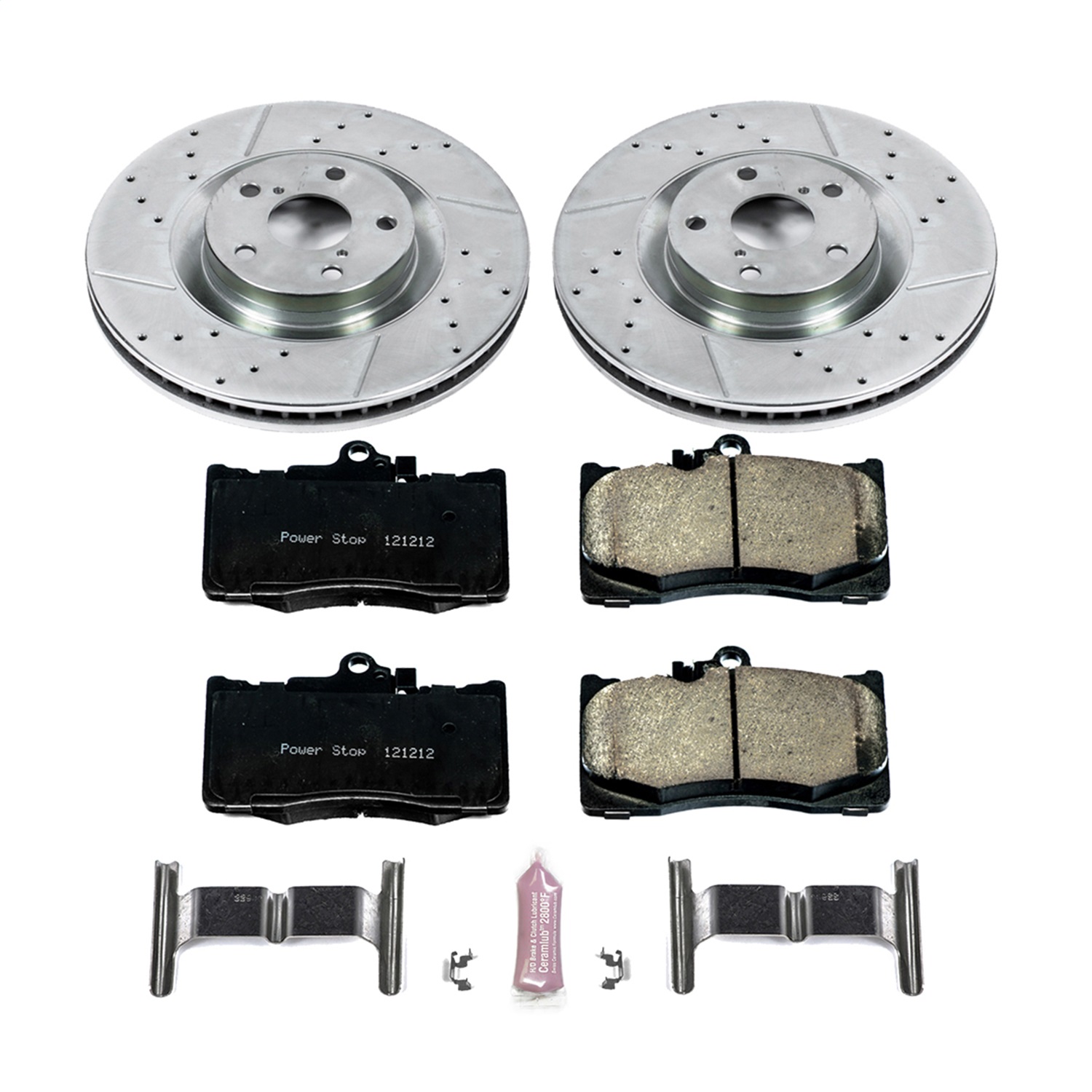 Power Stop - K6355 - Front - Disc Brake Pad and Rotor Kit