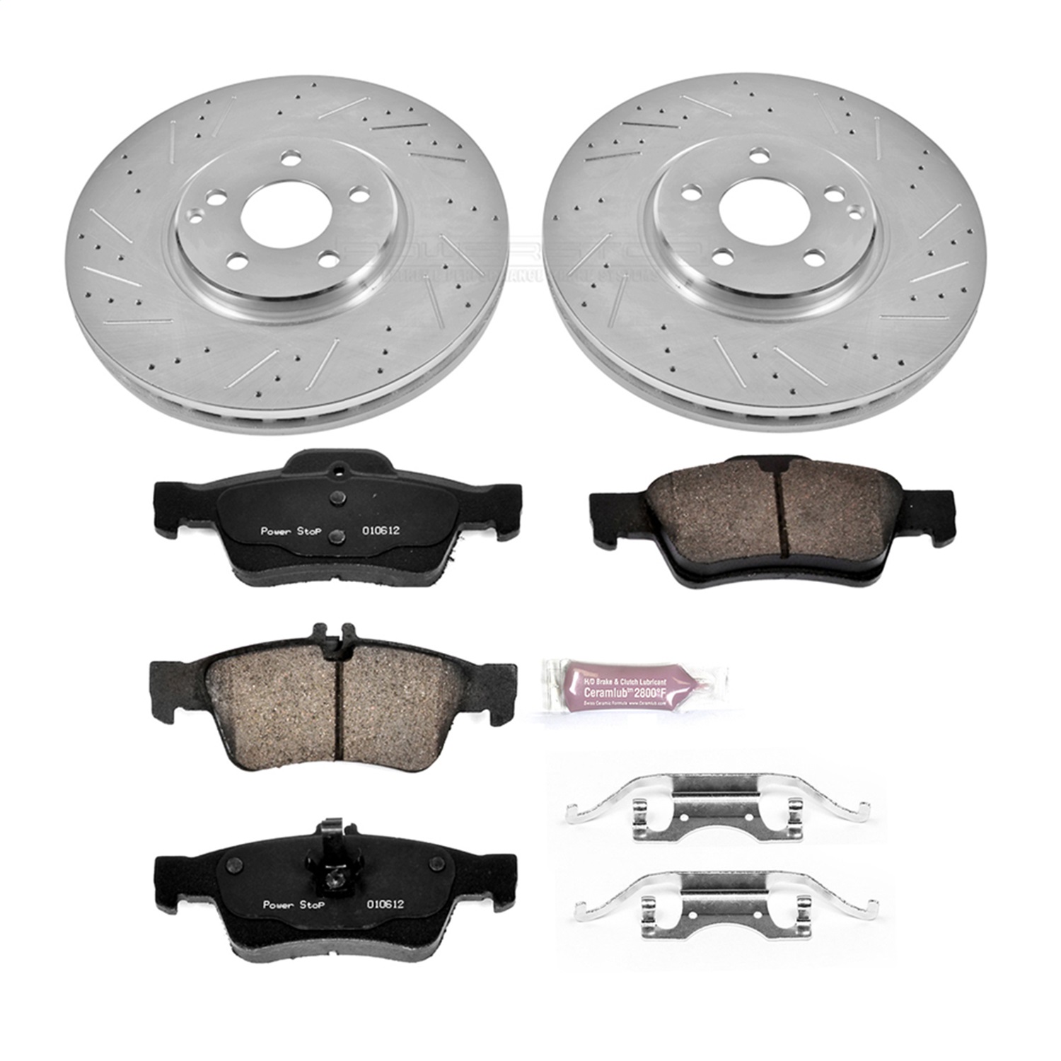 Power Stop - K6359 - Rear - Disc Brake Pad and Rotor Kit