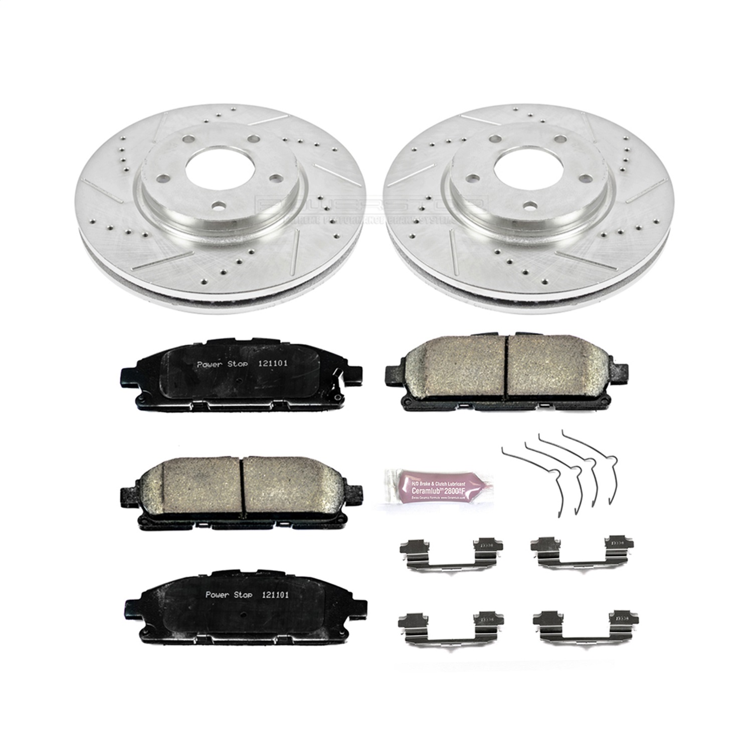 Power Stop - K6360 - Front - Disc Brake Pad and Rotor Kit