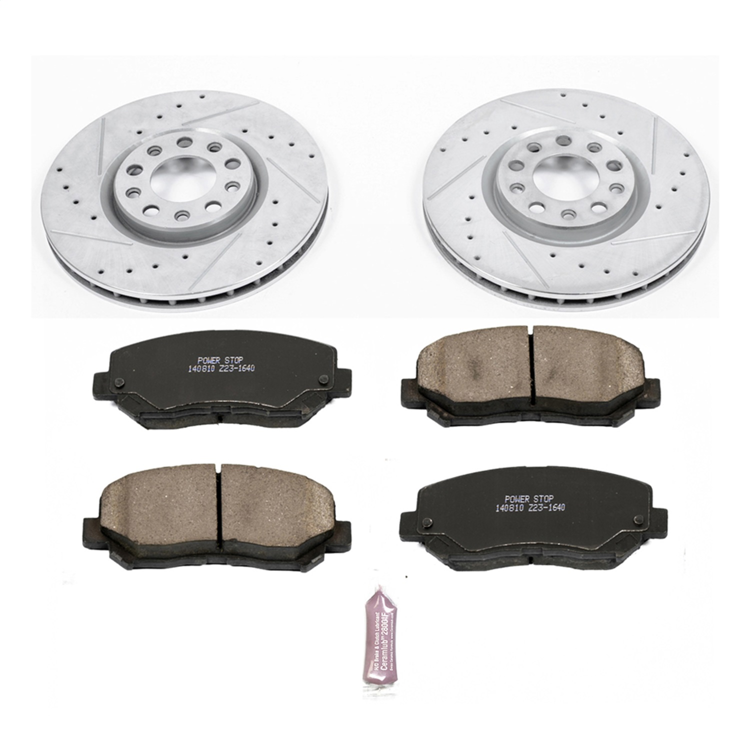 Power Stop - K6372 - Front - Disc Brake Pad and Rotor Kit