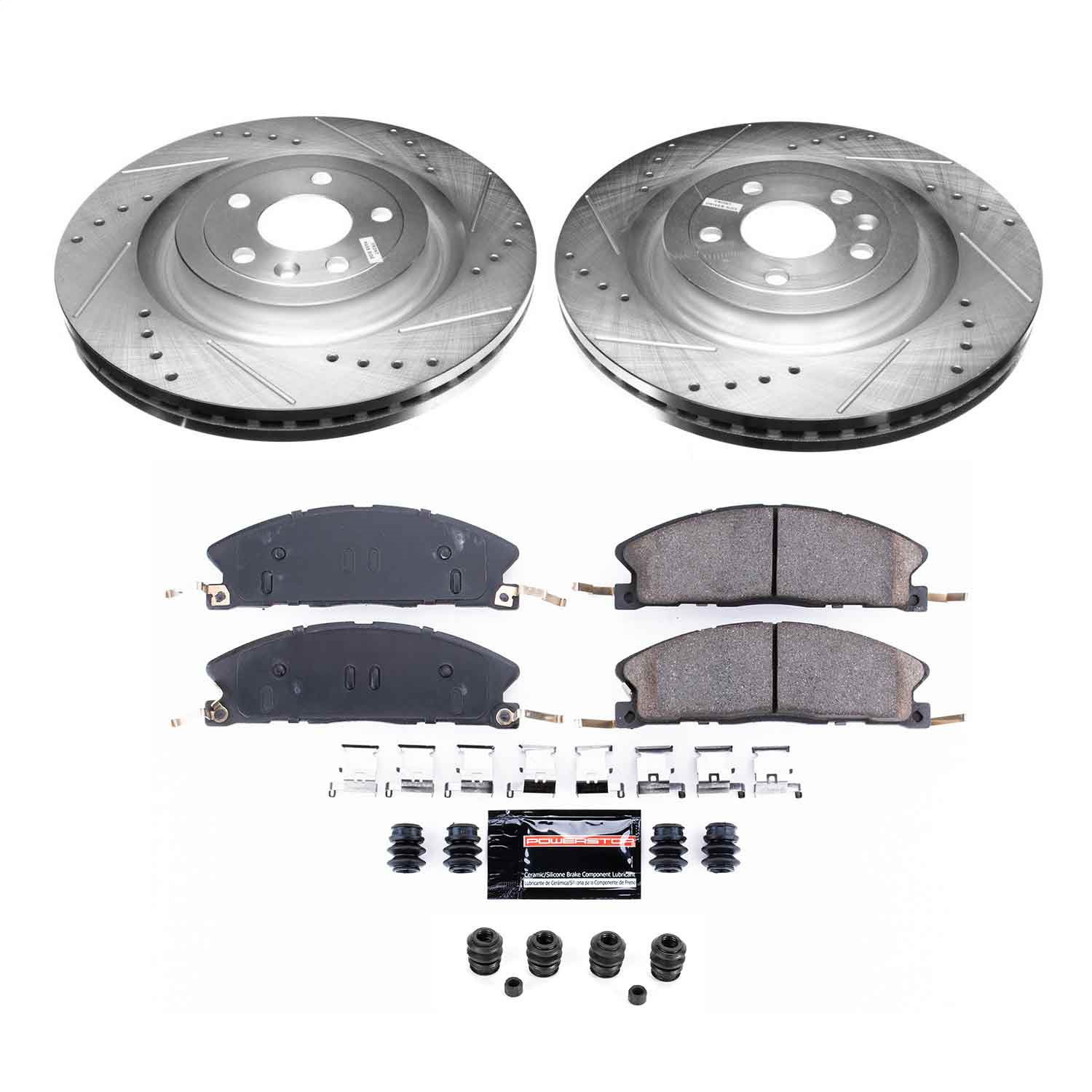 Power Stop - K6374-36 - Front - Disc Brake Pad and Rotor Kit