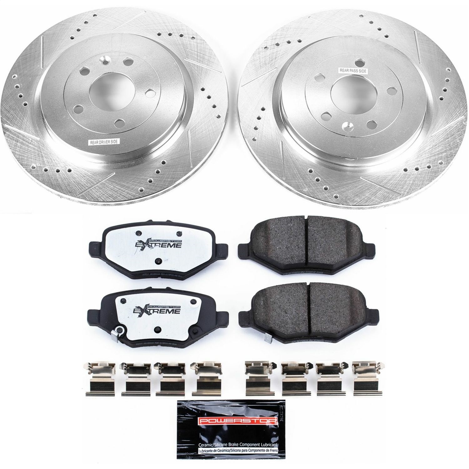 Power Stop - K6376-36 - Rear - Disc Brake Pad and Rotor Kit