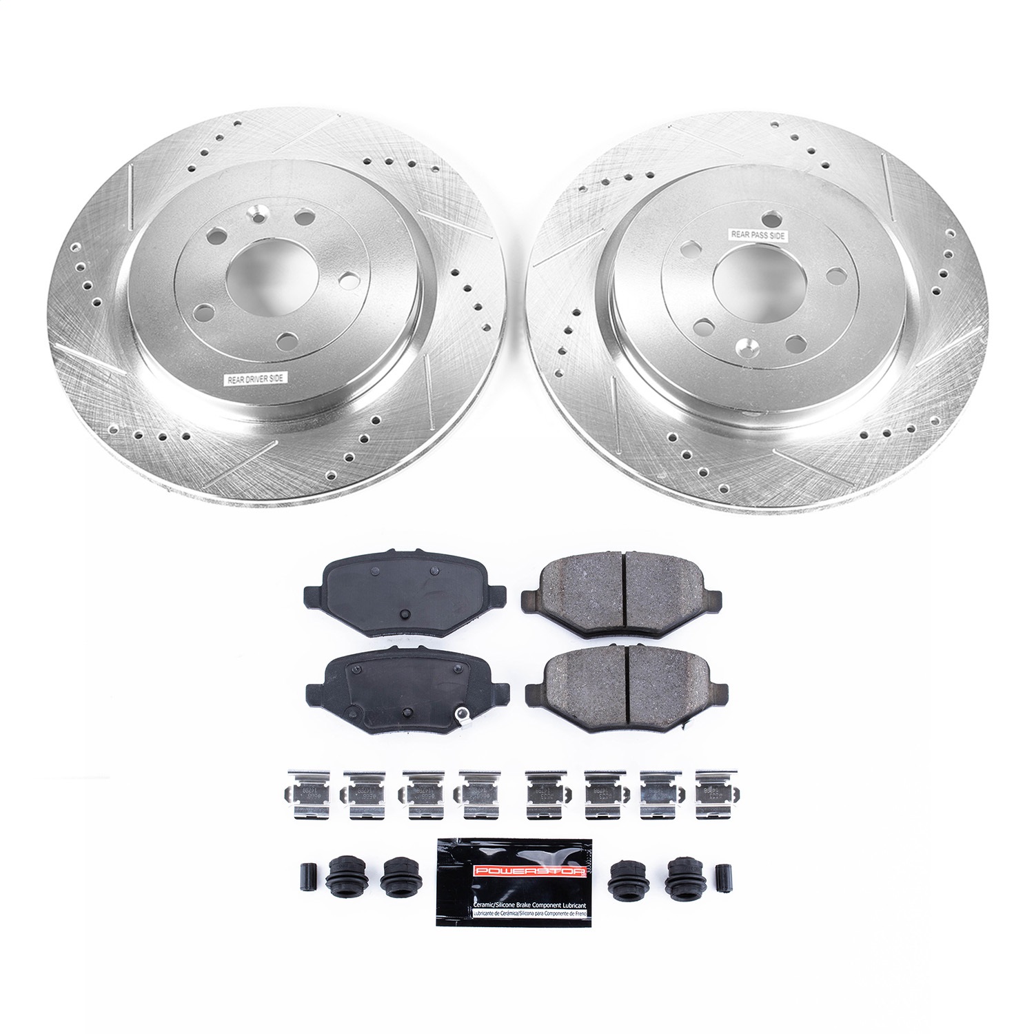 Power Stop - K6376 - Rear - Disc Brake Pad and Rotor Kit