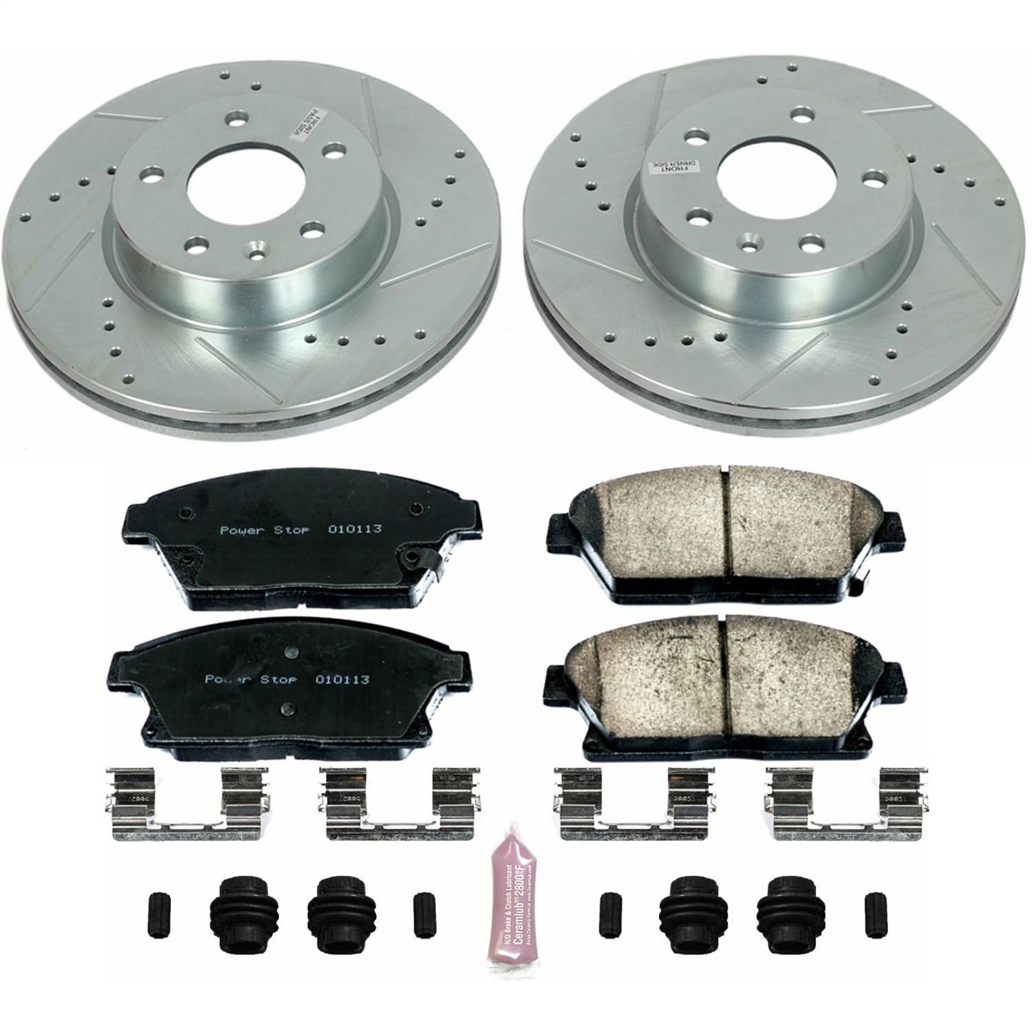 Power Stop - K6386 - Front - Disc Brake Pad and Rotor Kit