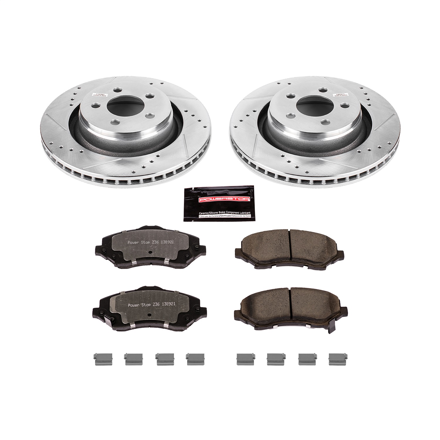 Power Stop - K6395-36 - Front - Disc Brake Pad and Rotor Kit