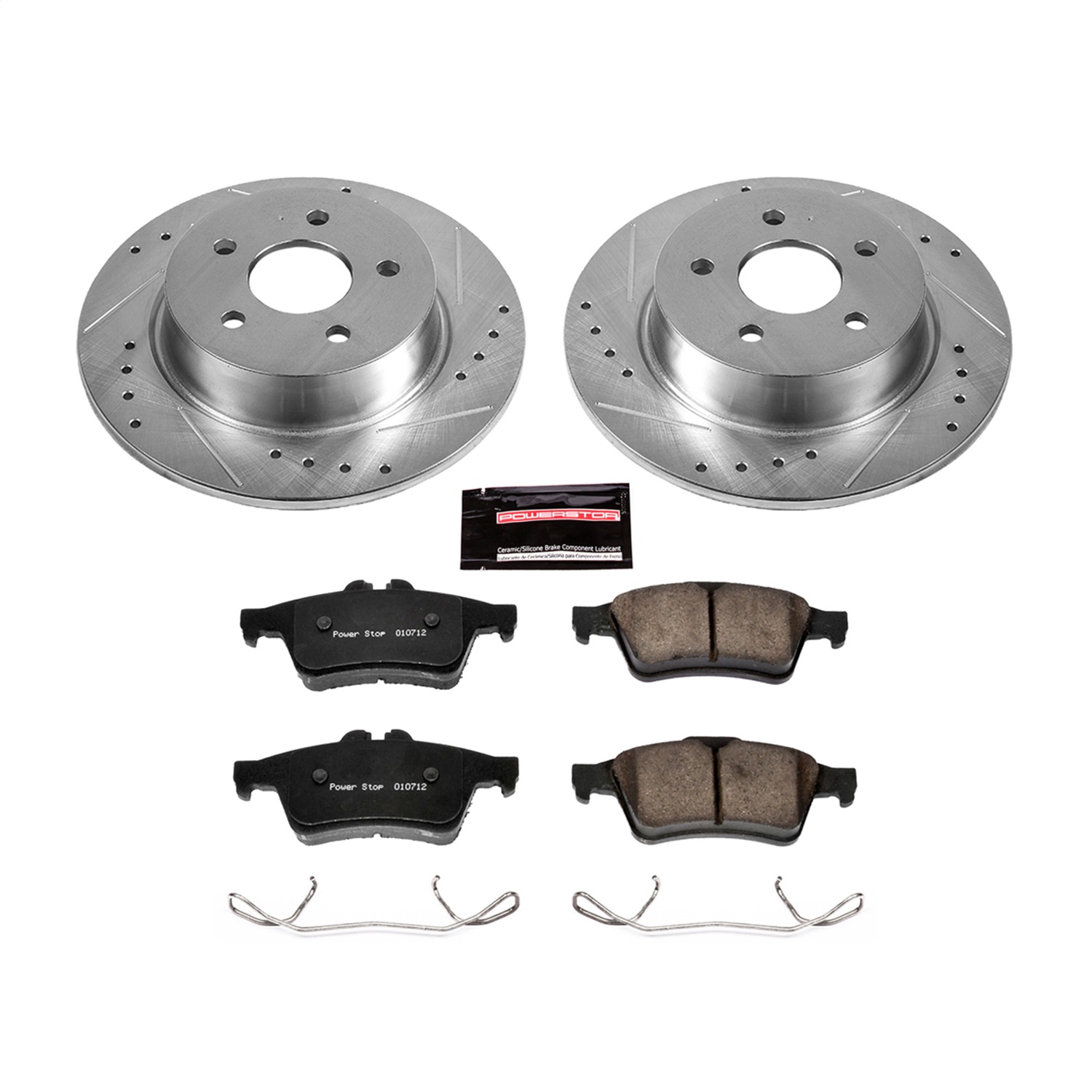 Power Stop - K6398 - Rear - Disc Brake Pad and Rotor Kit