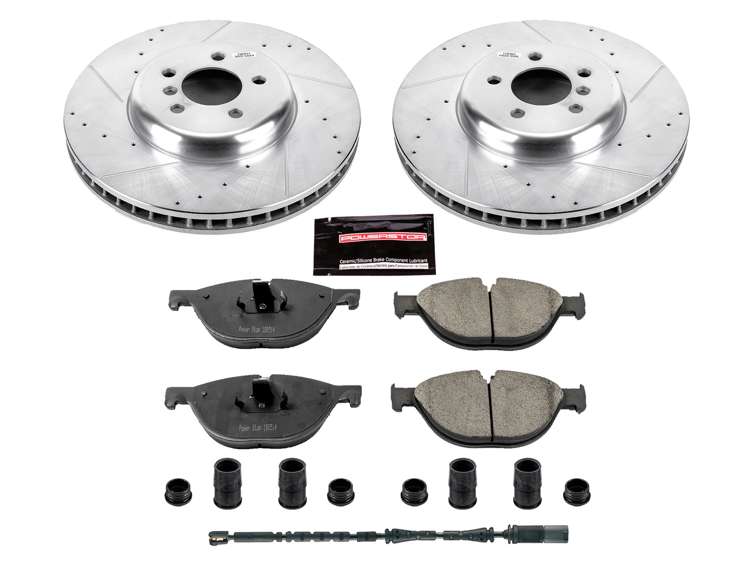 Power Stop - K6414 - Front - Disc Brake Pad and Rotor Kit