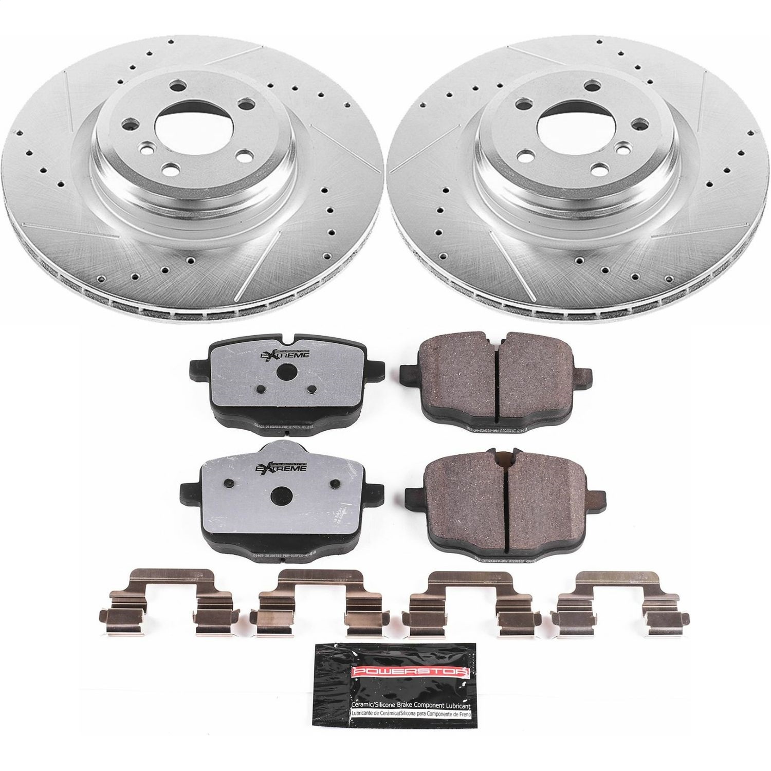 Power Stop - K6416-26 - Rear - Disc Brake Pad and Rotor Kit
