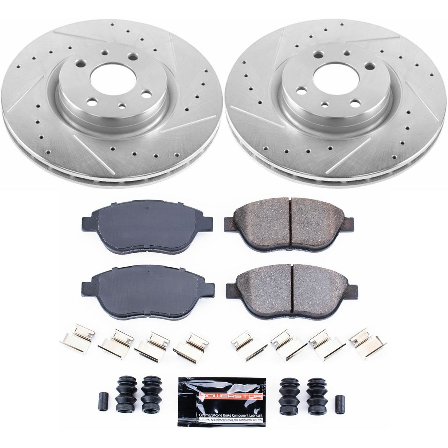 Power Stop - K6426 - Front - Disc Brake Pad and Rotor Kit