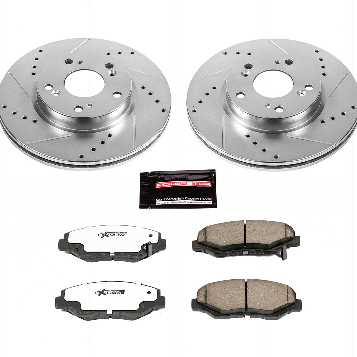 Power Stop - K6490-26 - Front - Disc Brake Pad and Rotor Kit