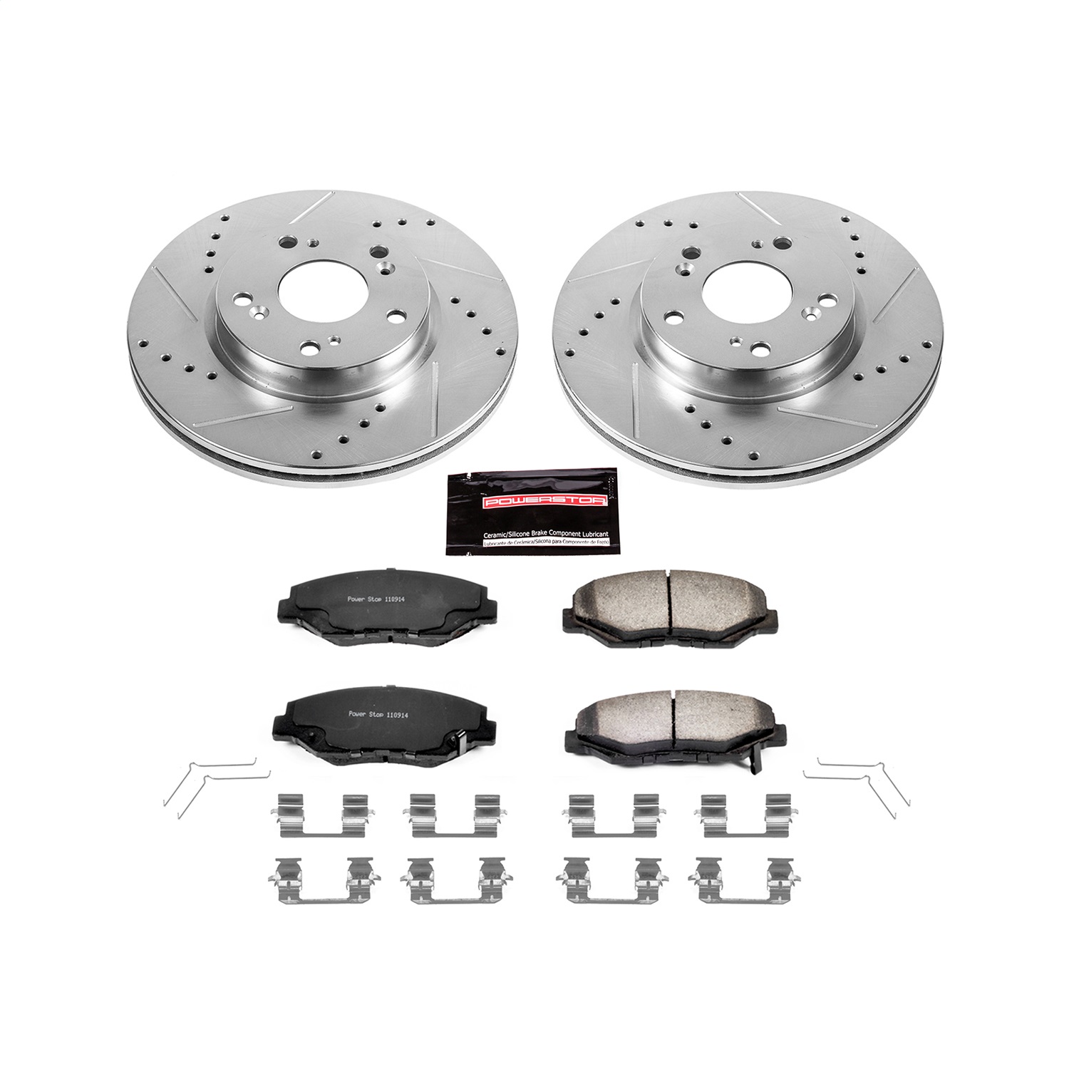 Power Stop - K6490-36 - Front - Disc Brake Pad and Rotor Kit